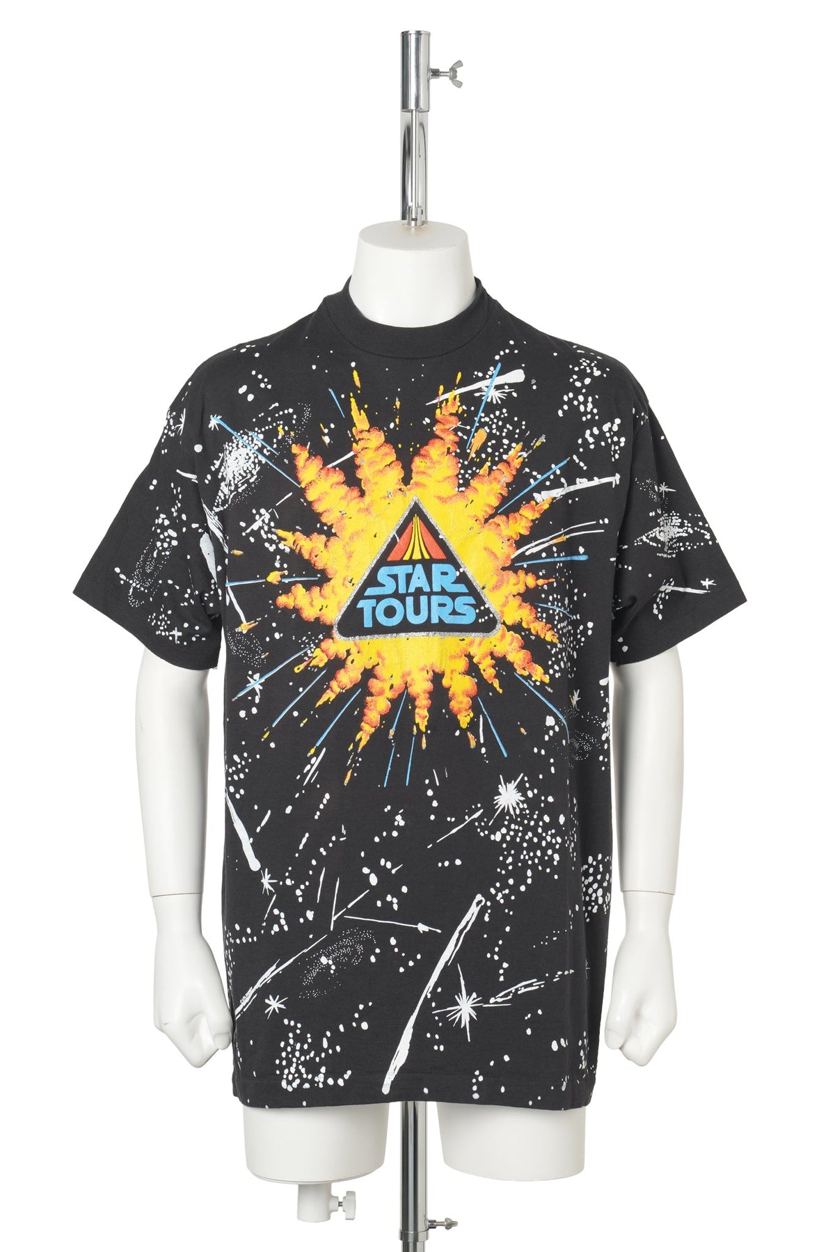 Star Wars “Star Tours Explosion All-Over Print” Tee / BLACK