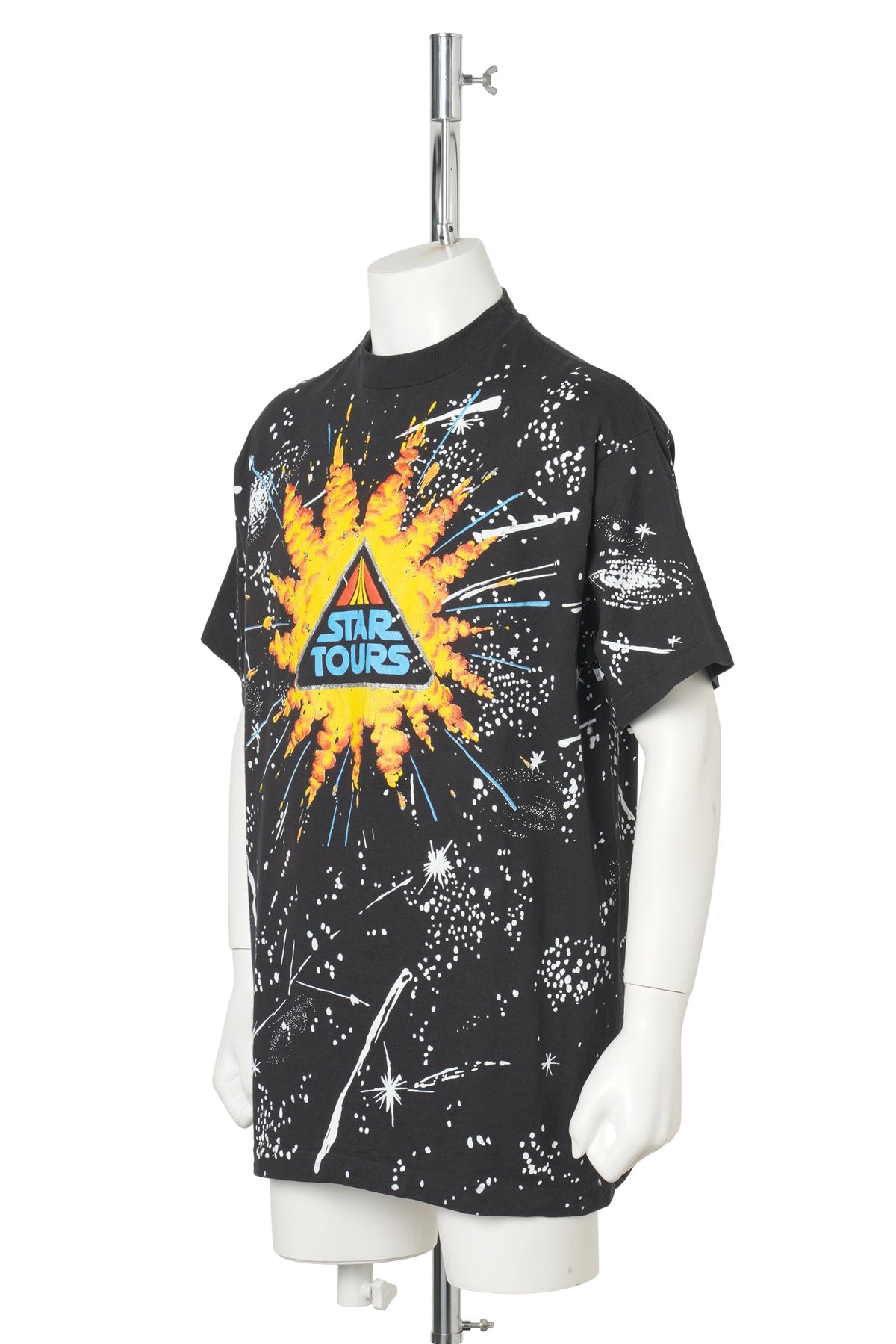 Star Wars “Star Tours Explosion All-Over Print” Tee / BLACK