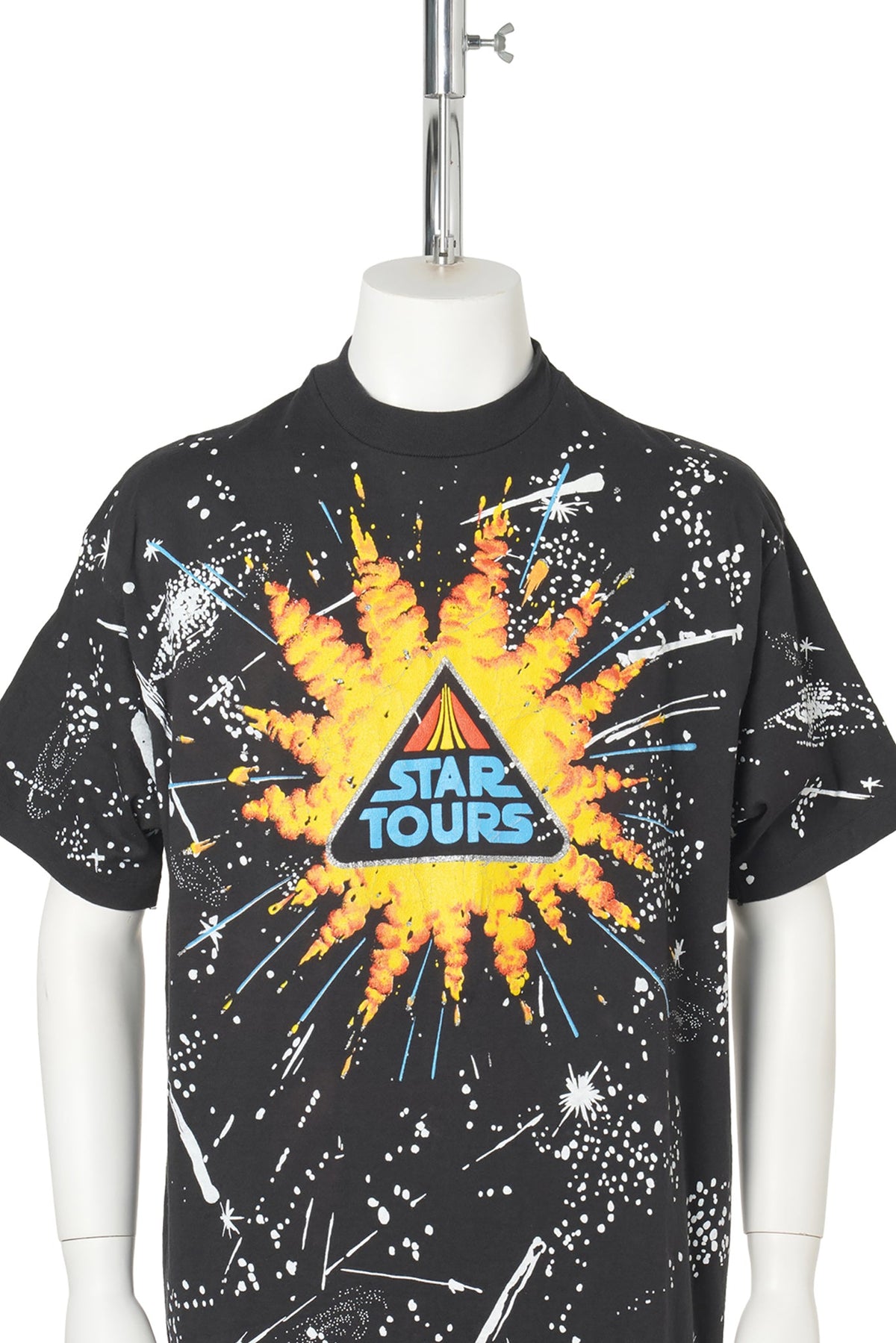 Star Wars “Star Tours Explosion All-Over Print” Tee / BLACK