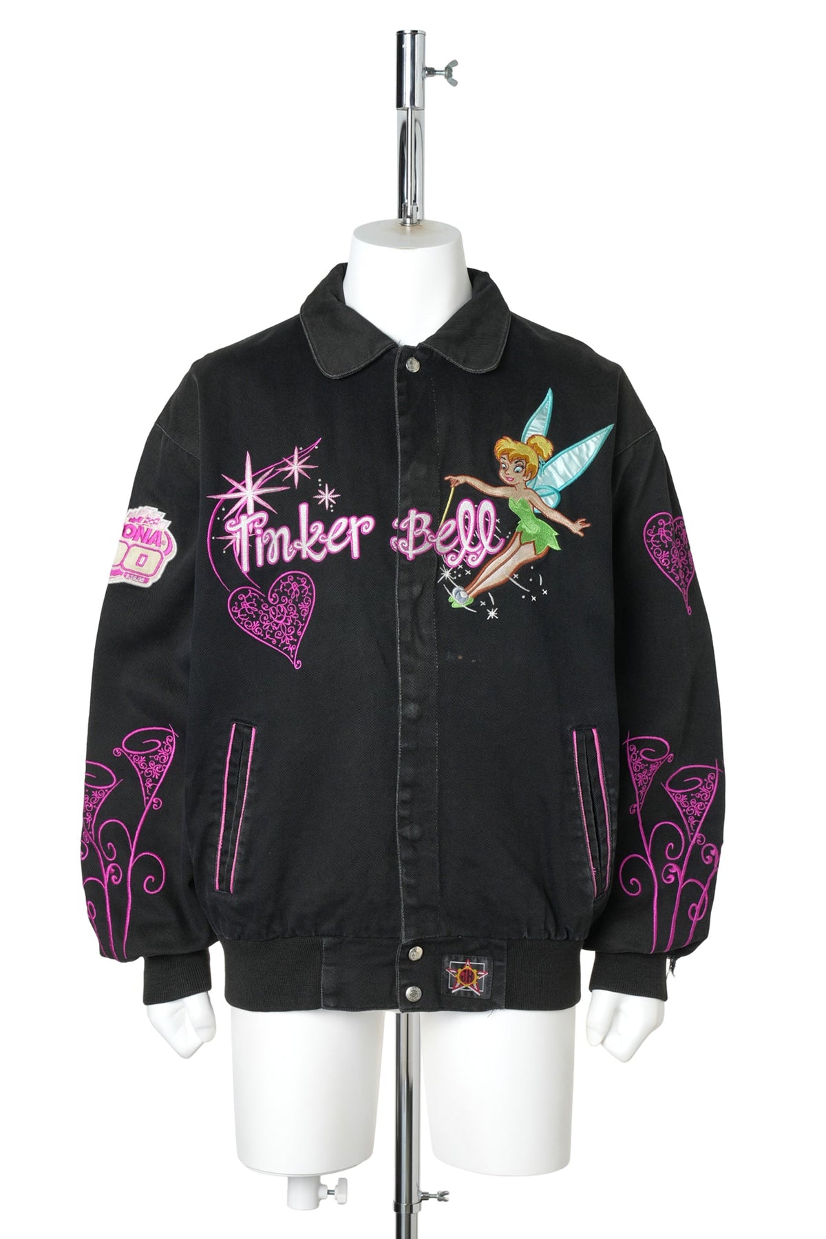 JH DESIGN × DISNEY TINKER BELL DAYTONA 500 RACING JACKET / BLACK