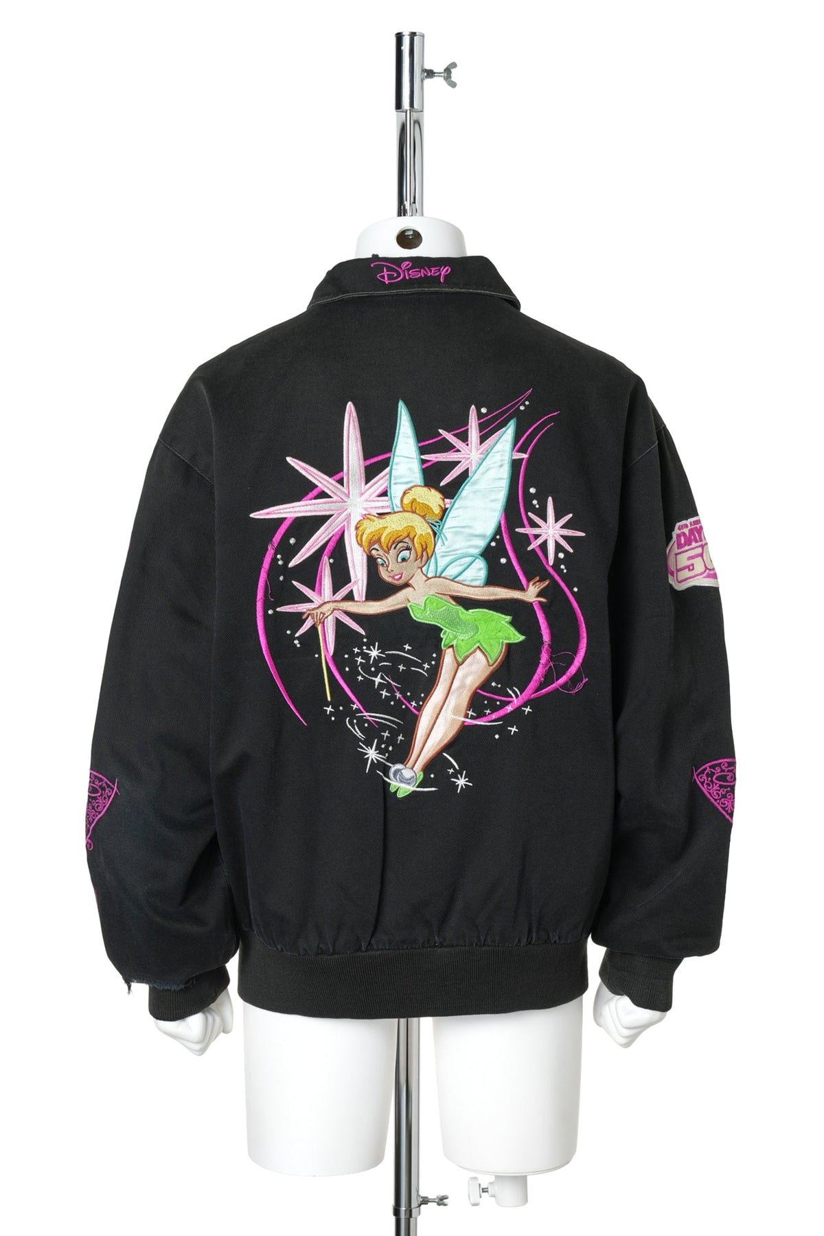 JH DESIGN × DISNEY TINKER BELL DAYTONA 500 RACING JACKET / BLACK