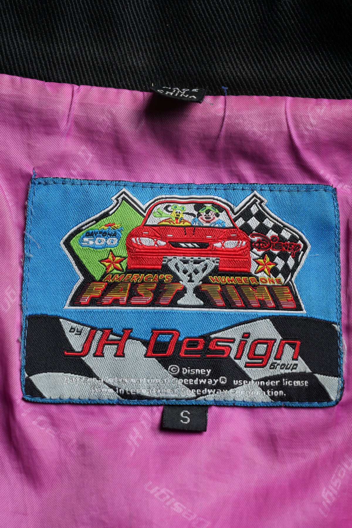 JH DESIGN × DISNEY TINKER BELL DAYTONA 500 RACING JACKET / BLACK