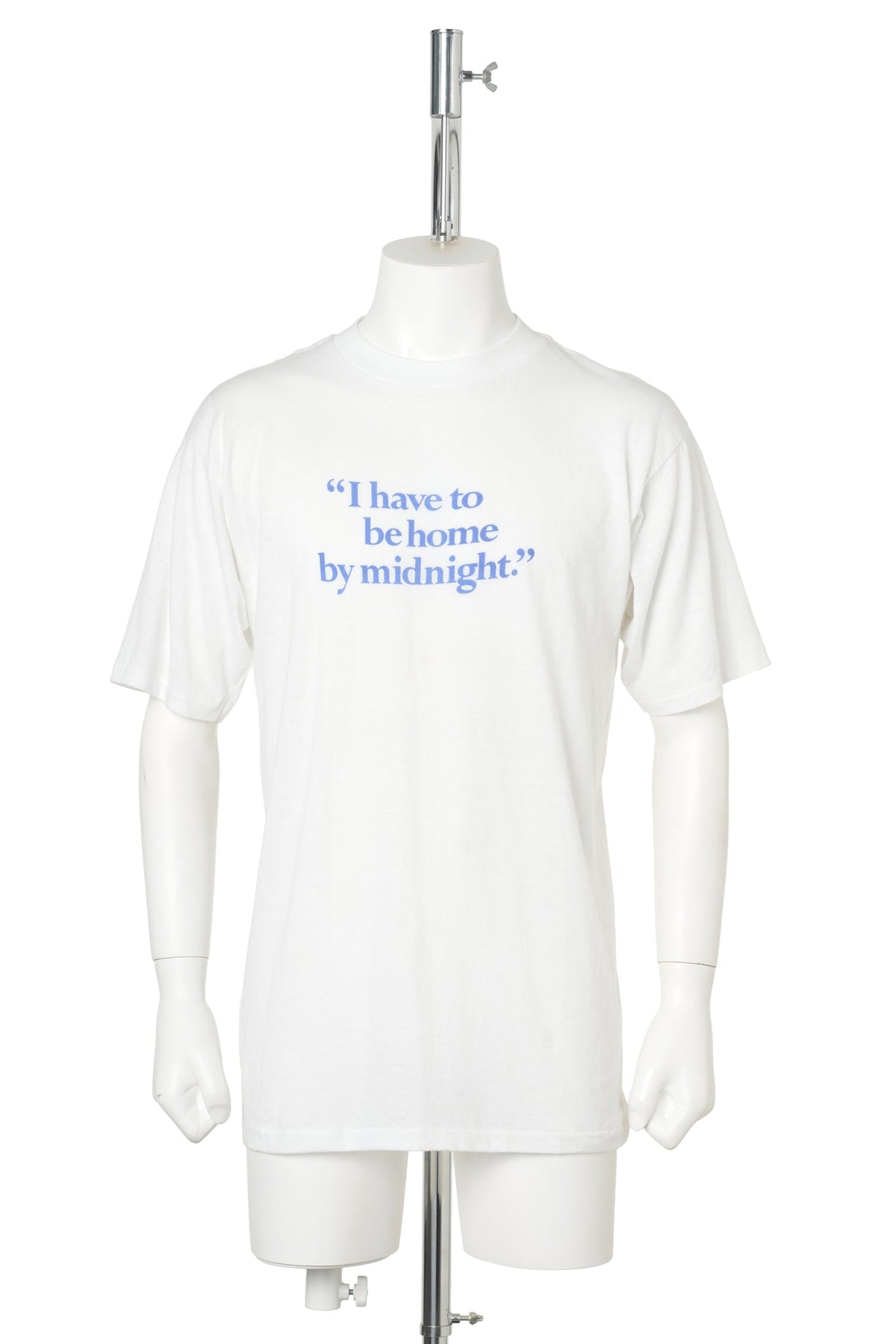 “I have to be home by midnight.” Cinderella Tee (1981) / WHITE