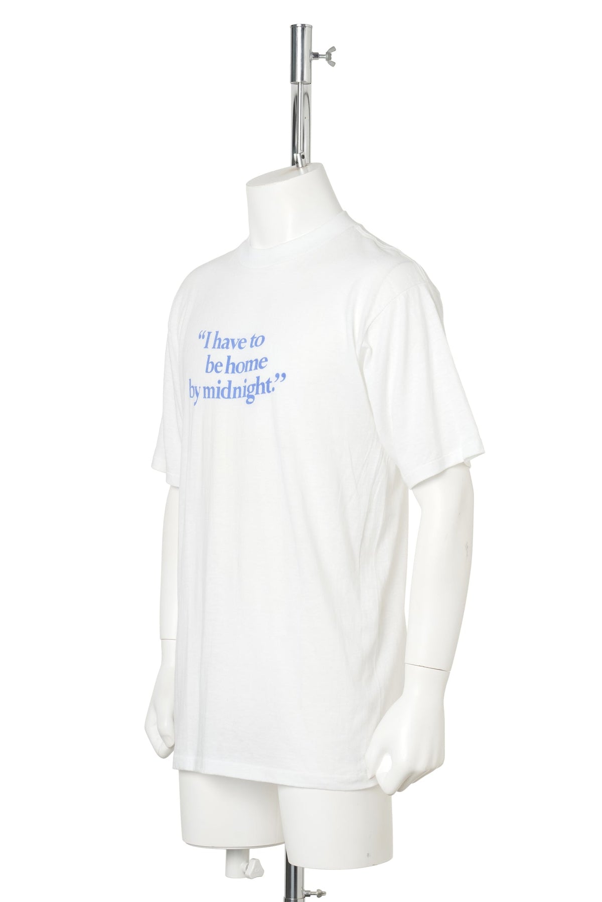 “I have to be home by midnight.” Cinderella Tee (1981) / WHITE
