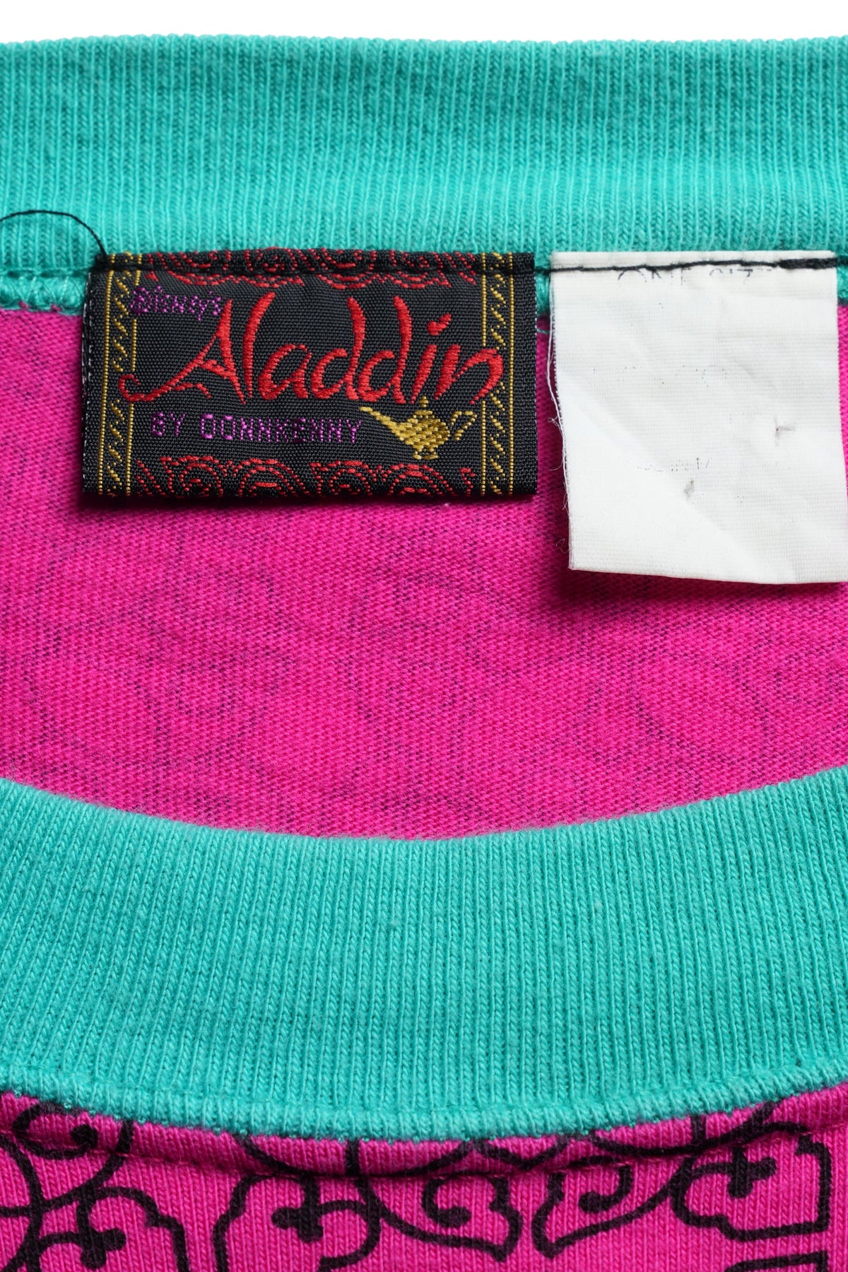 Aladdin “Jasmine” Allover Print Sequin Tee by Donnkenny / RED