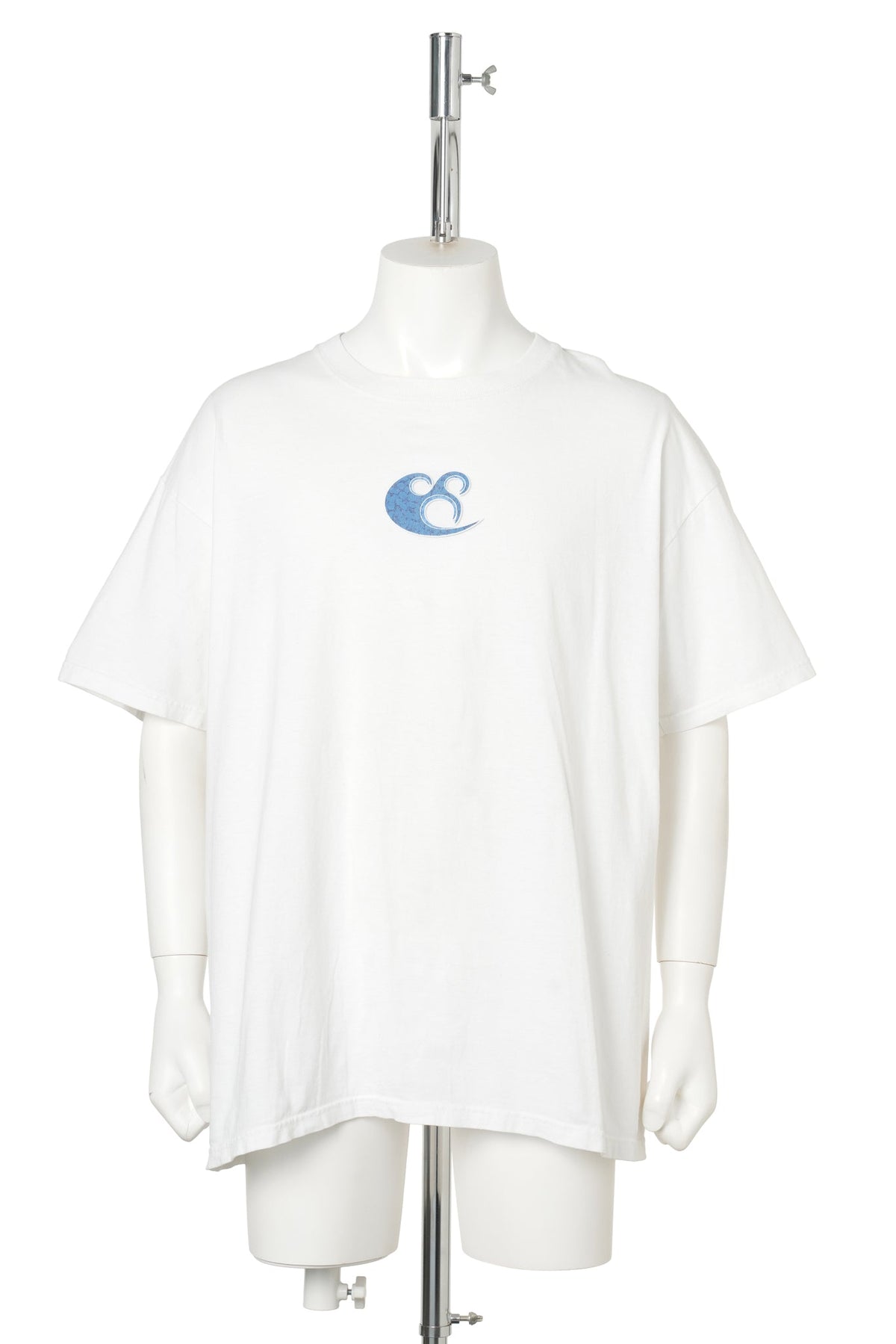 00s Disney California Adventure Mickey Wave Graphic T-Shirt / WHITE