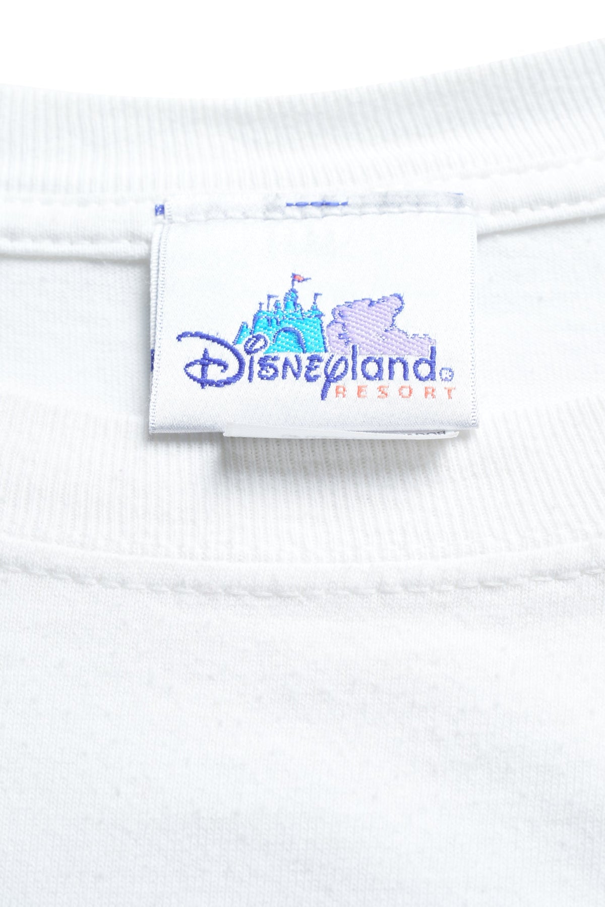 00s Disney California Adventure Mickey Wave Graphic T-Shirt / WHITE