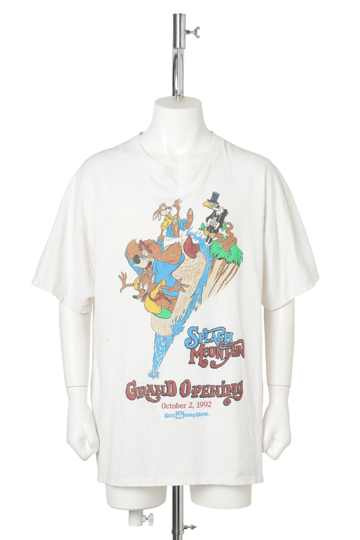 SPLASH MOUNTAIN / GRAND OPENING 1992 T-SHIRT / WHITE