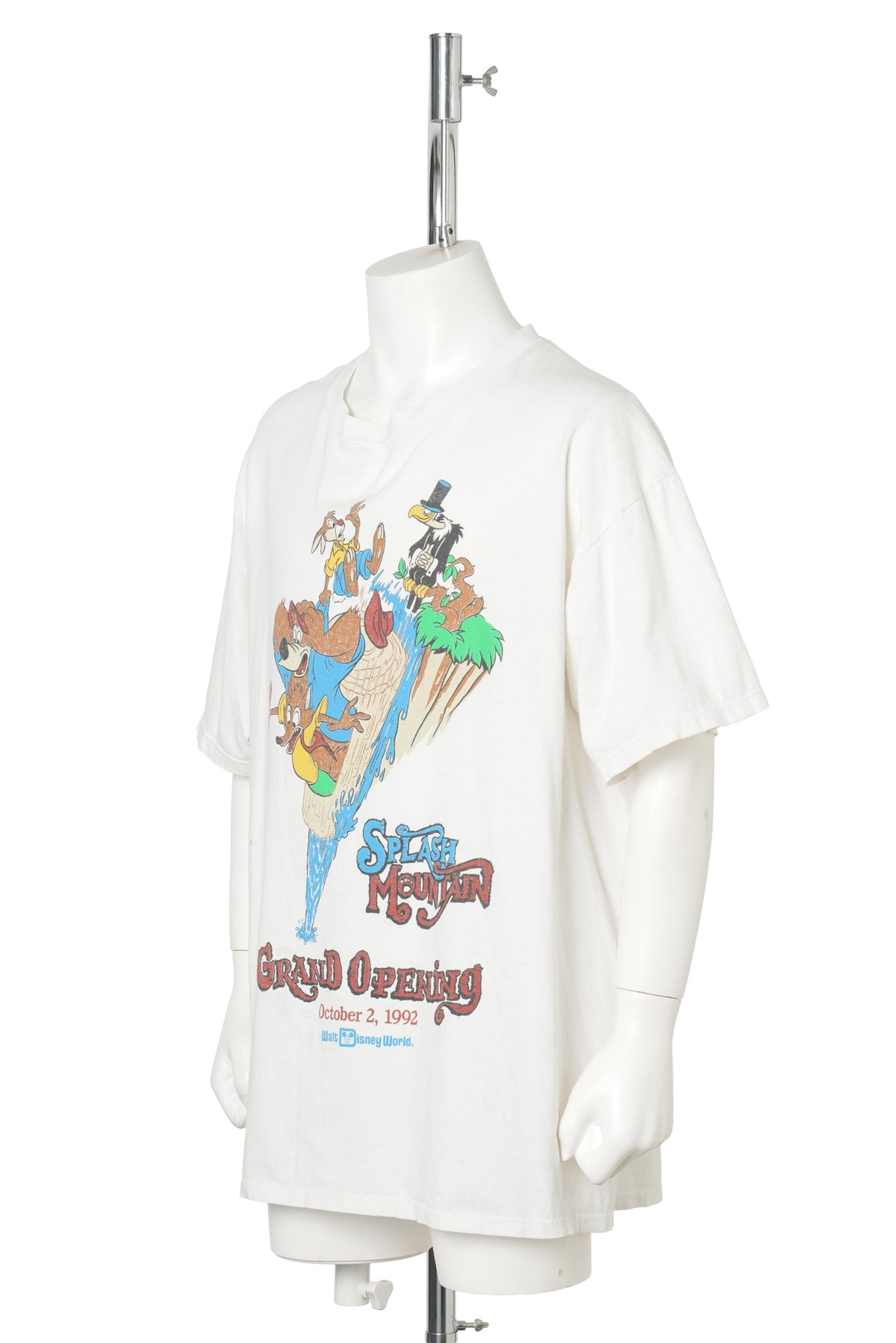SPLASH MOUNTAIN / GRAND OPENING 1992 T-SHIRT / WHITE