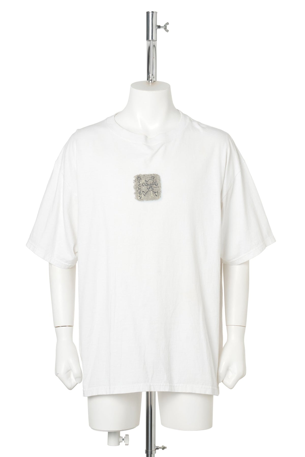 00s Disney Store Mickey Mouse Abstract Art T-Shirt / WHITE