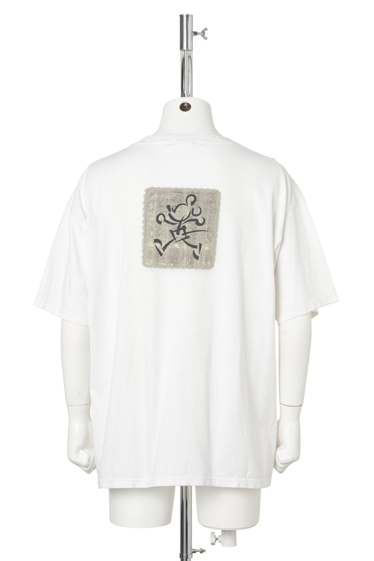 00s Disney Store Mickey Mouse Abstract Art T-Shirt / WHITE