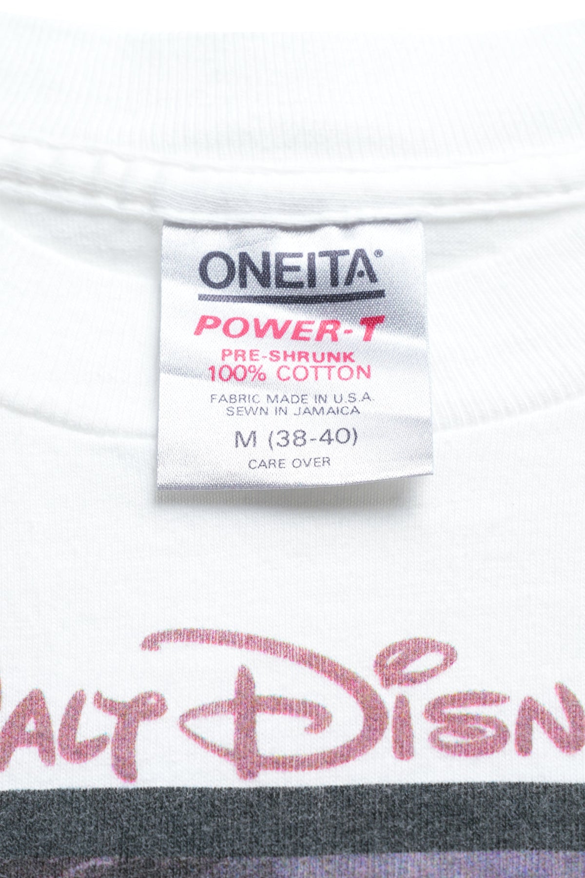 90s Pinocchio 50th Anniversary / Disney Movie Reel T-Shirt / WHITE