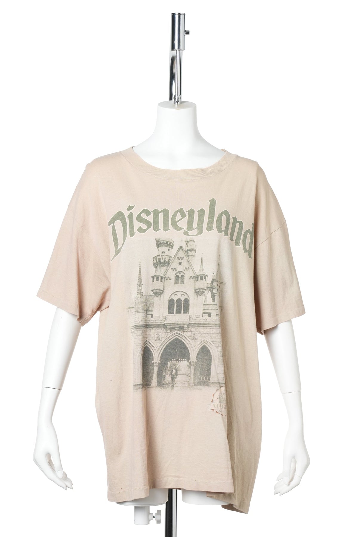 1995 Disneyland 40th Anniversary Sleeping Beauty Castle Tee / BEIGE