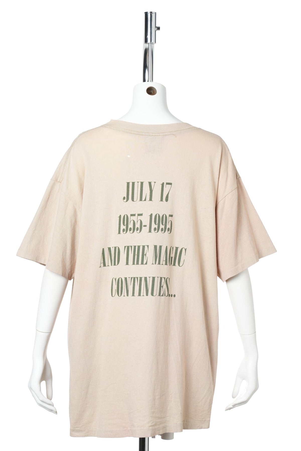 1995 Disneyland 40th Anniversary Sleeping Beauty Castle Tee / BEIGE
