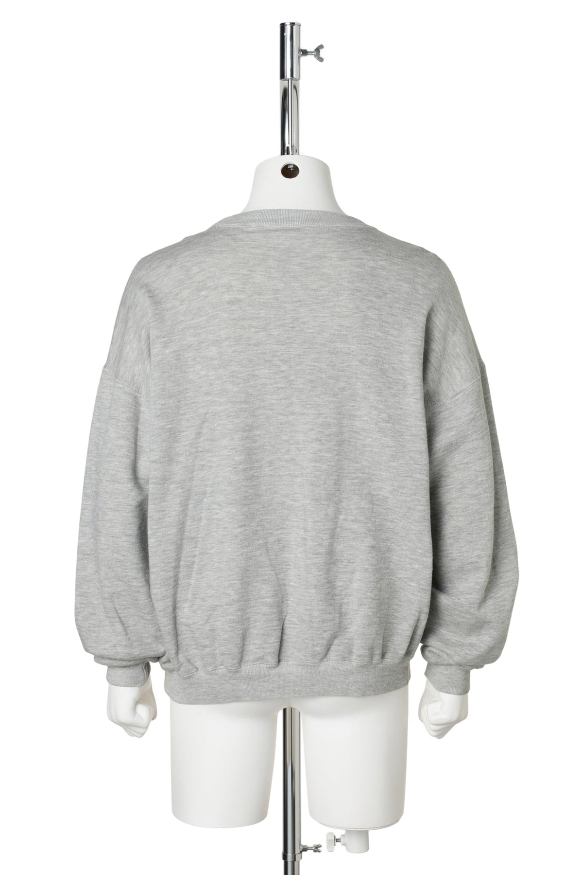 90s Euro Disney / Standing Mickey Gray Sweatshirt / GREY
