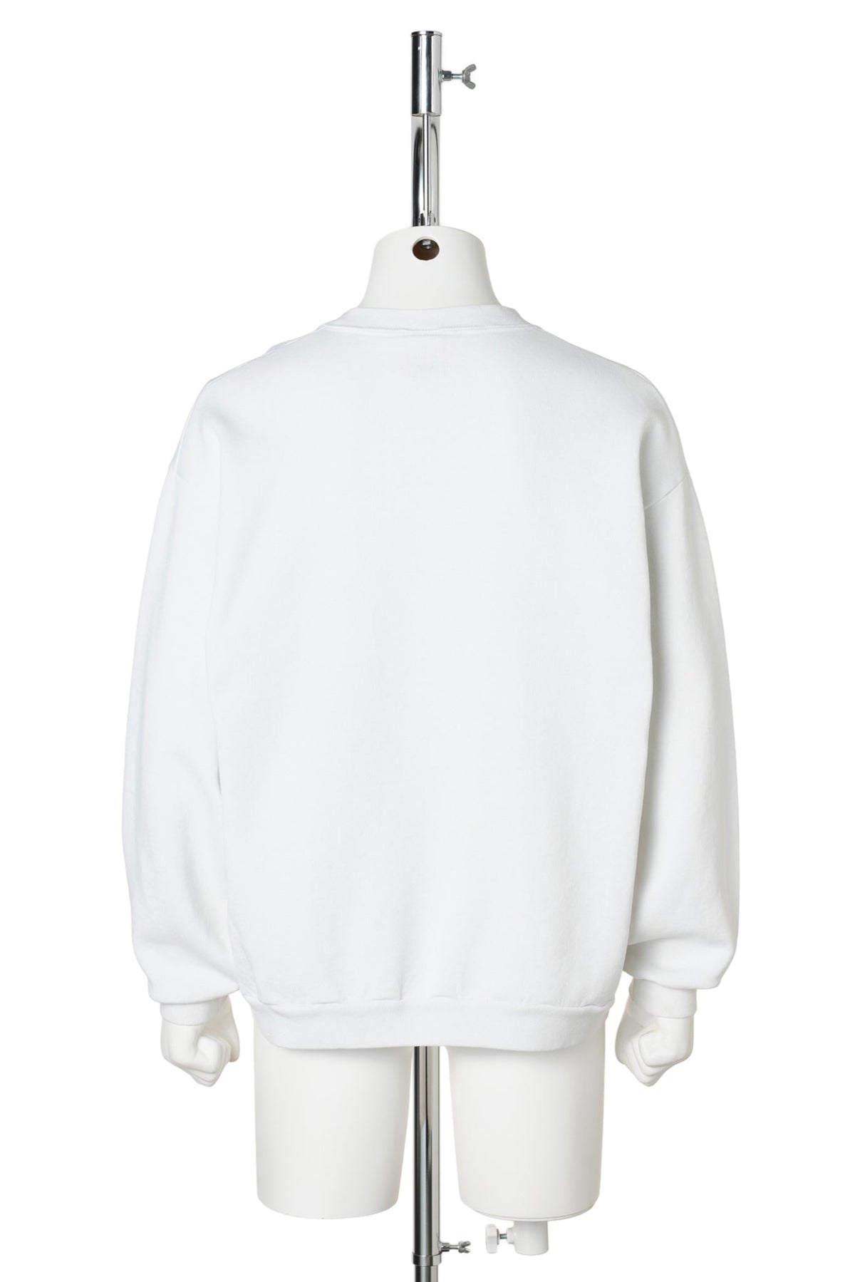 Minnie Mouse / Mickey Shape & Flower Bouquet White Sweatshirt / WHITE