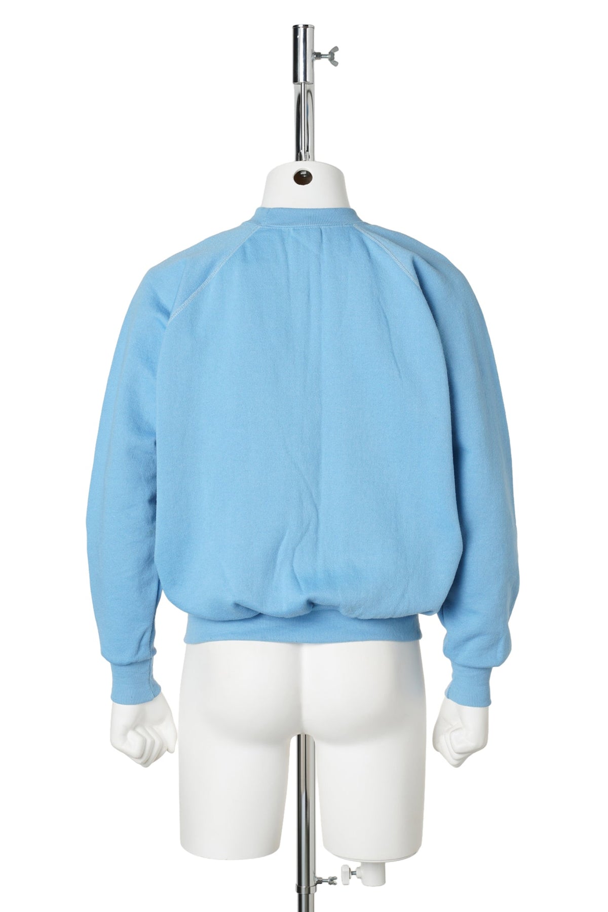 Mickey Mouse / Standing Mickey Blue Raglan Sweatshirt / White Shoes / XL / BLUE