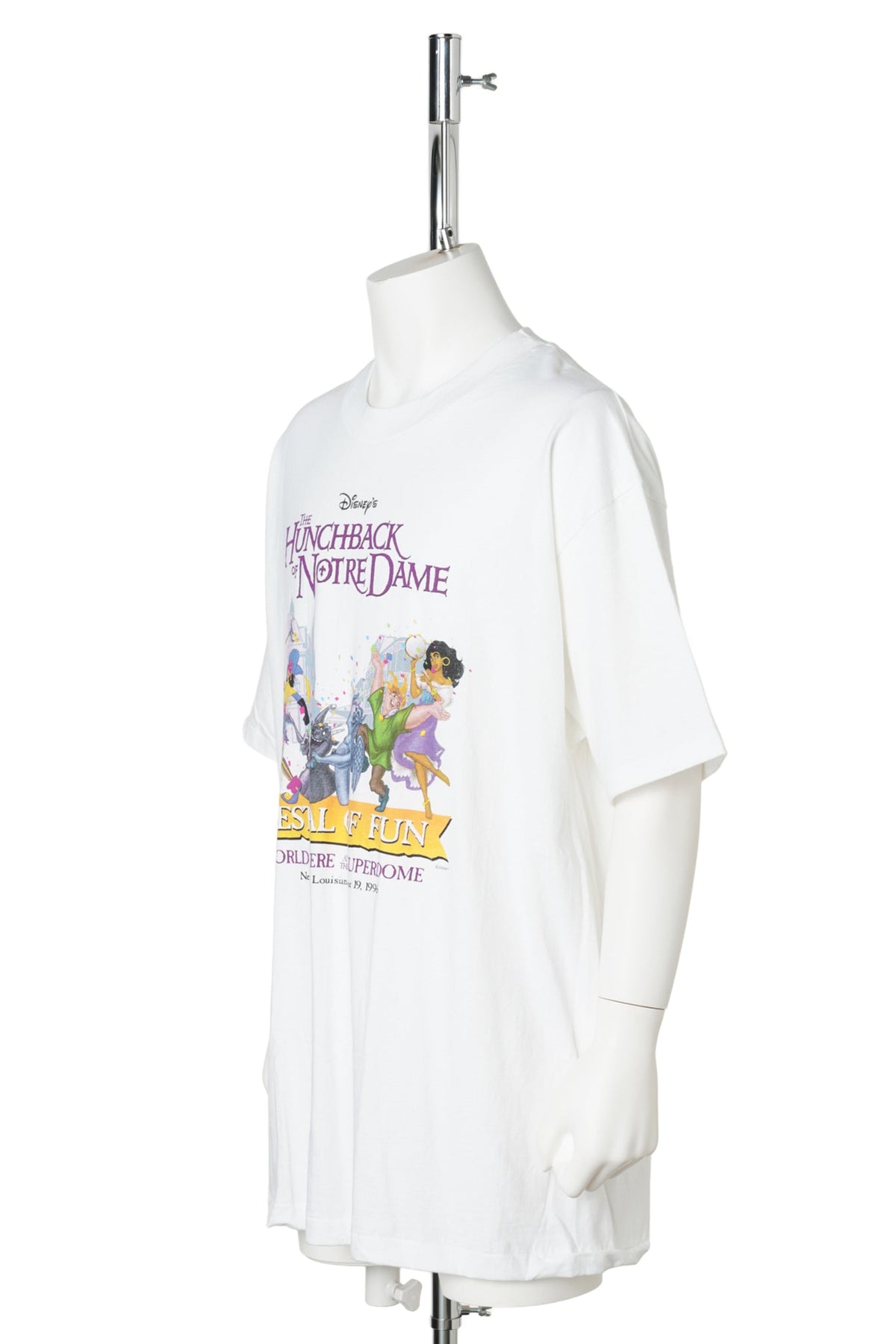 1996 The Hunchback of Notre Dame / Festival of Fun World Premiere T-Shirt / WHITE
