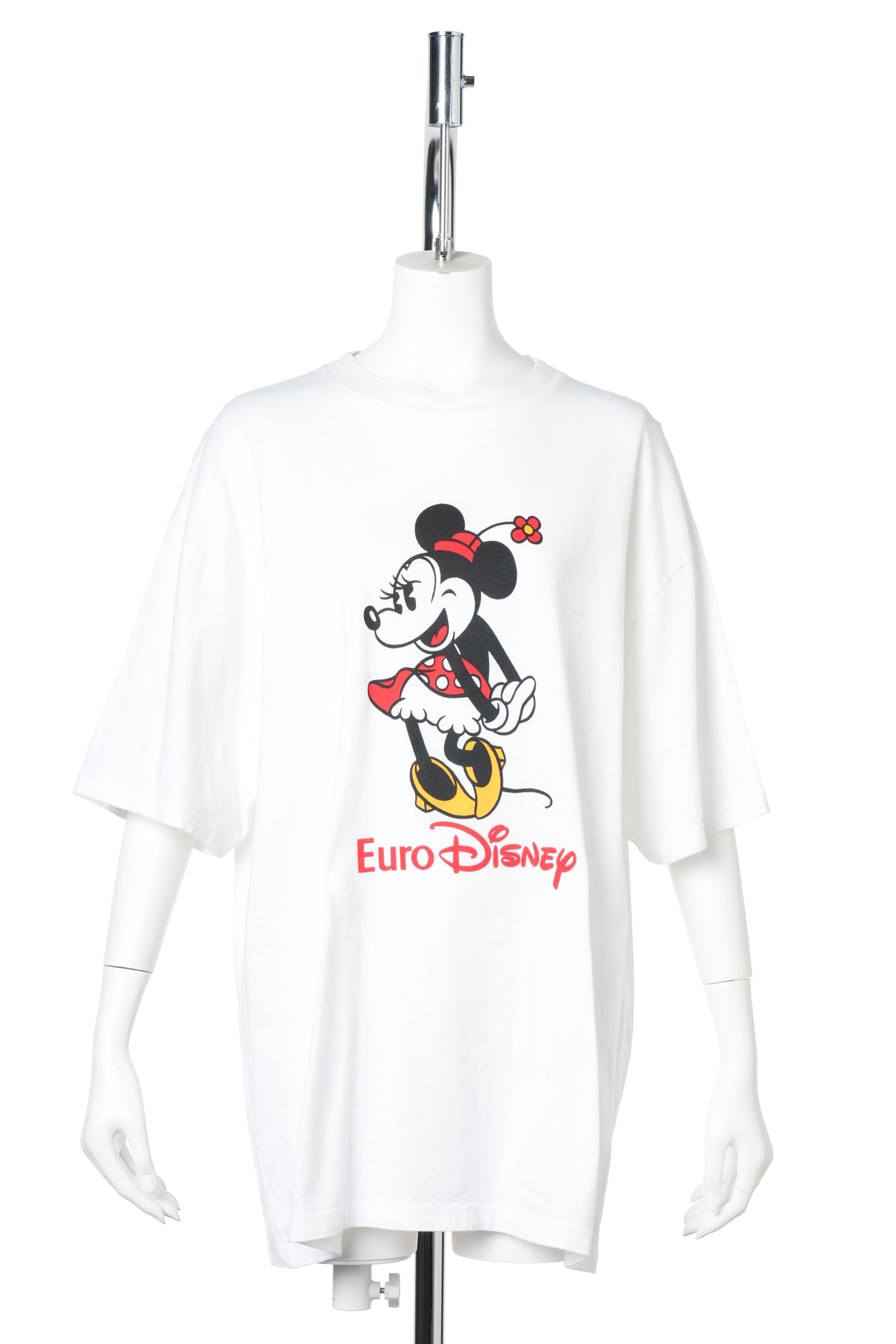 Euro Disney / Minnie Mouse Classic Logo T-Shirt / WHITE