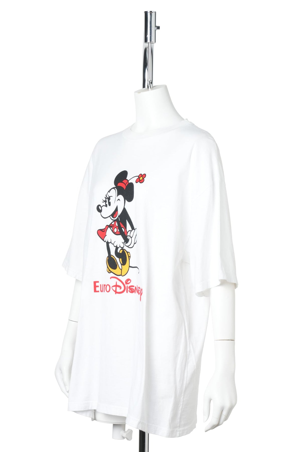 Euro Disney / Minnie Mouse Classic Logo T-Shirt / WHITE