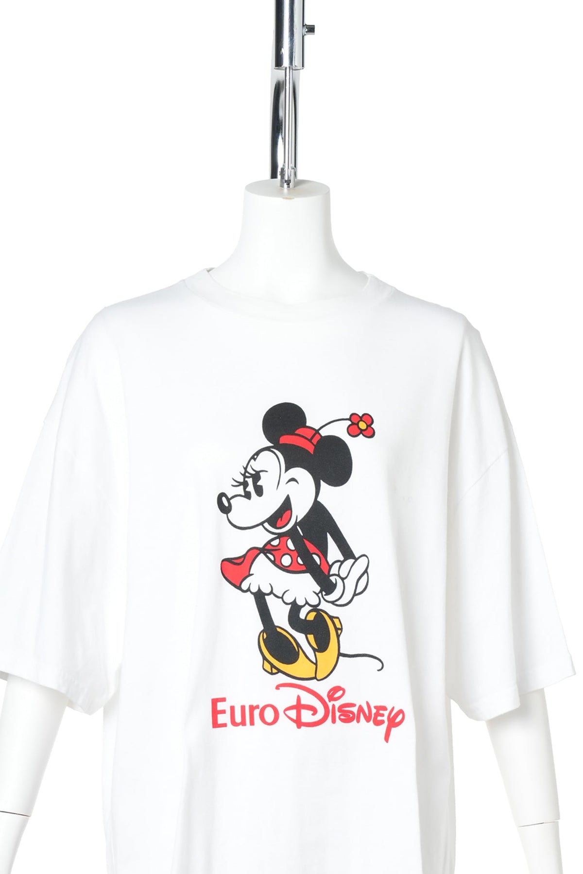 Euro Disney / Minnie Mouse Classic Logo T-Shirt / WHITE