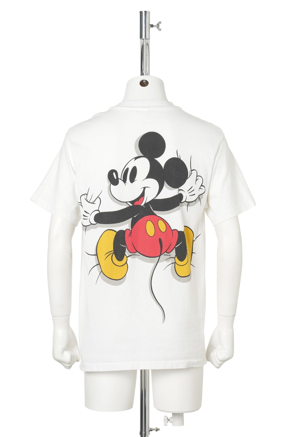 Disney “Mickey Mouse” Giant Back Print Tee / WHITE