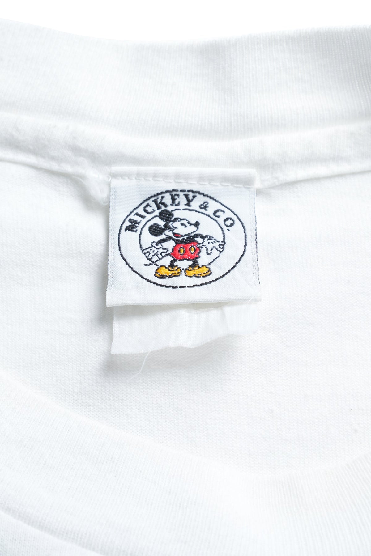Disney “Mickey Mouse” Giant Back Print Tee / WHITE