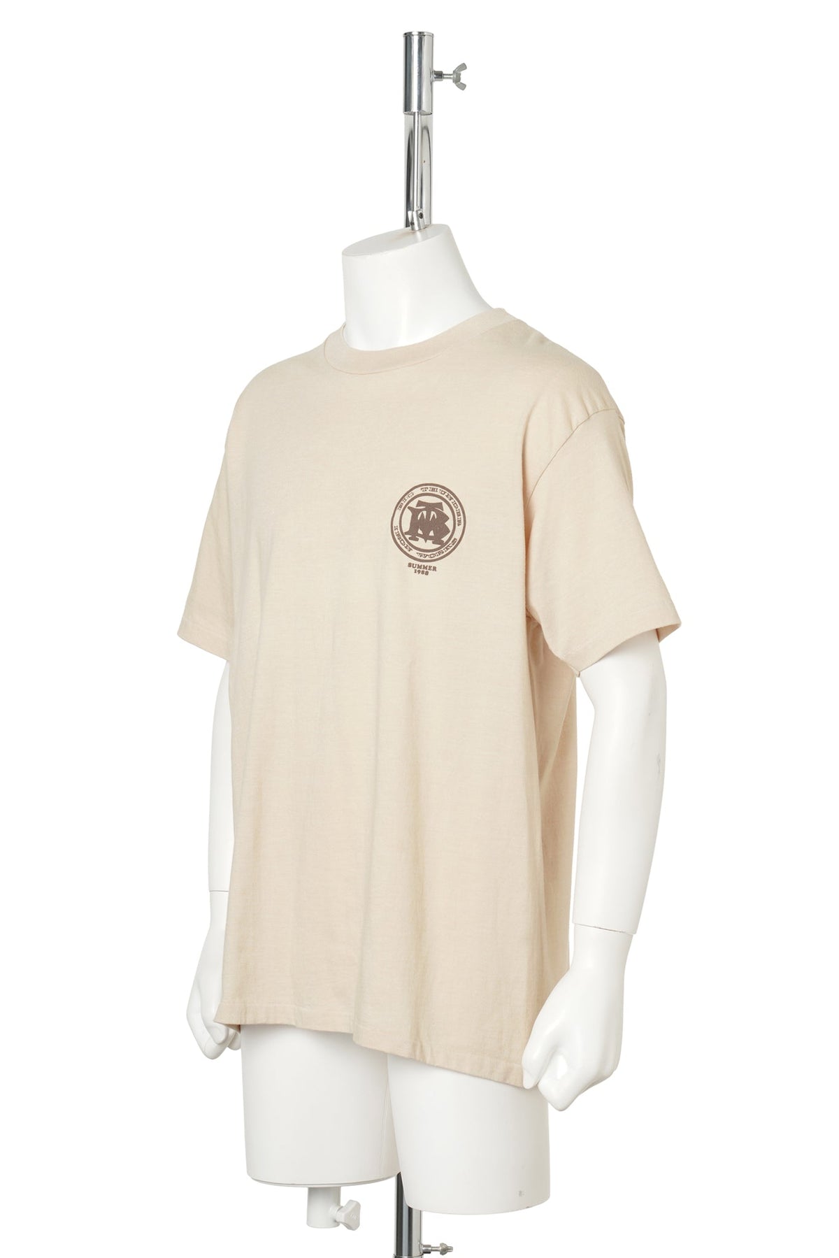 1988 “BIG THUNDER” Summer Crew T-Shirt / BEIGE