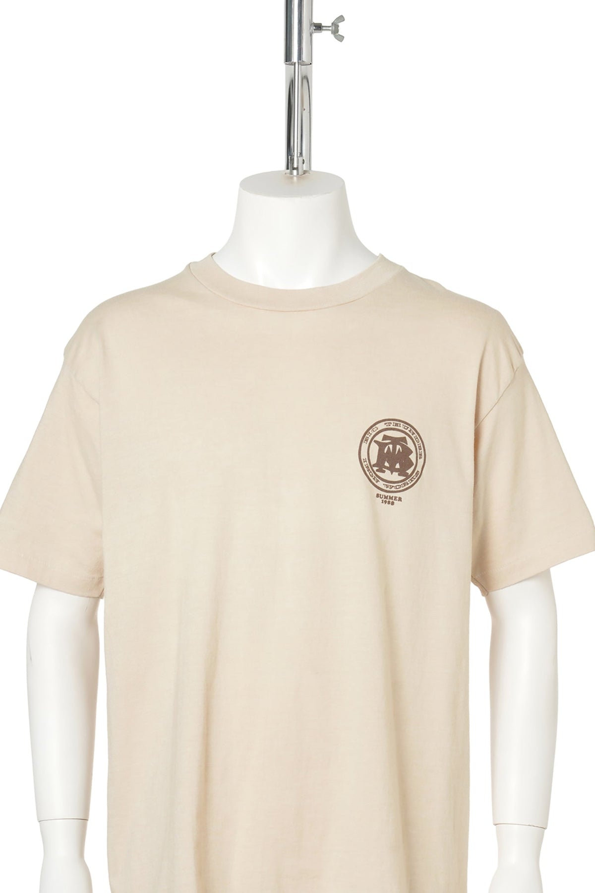 1988 “BIG THUNDER” Summer Crew T-Shirt / BEIGE