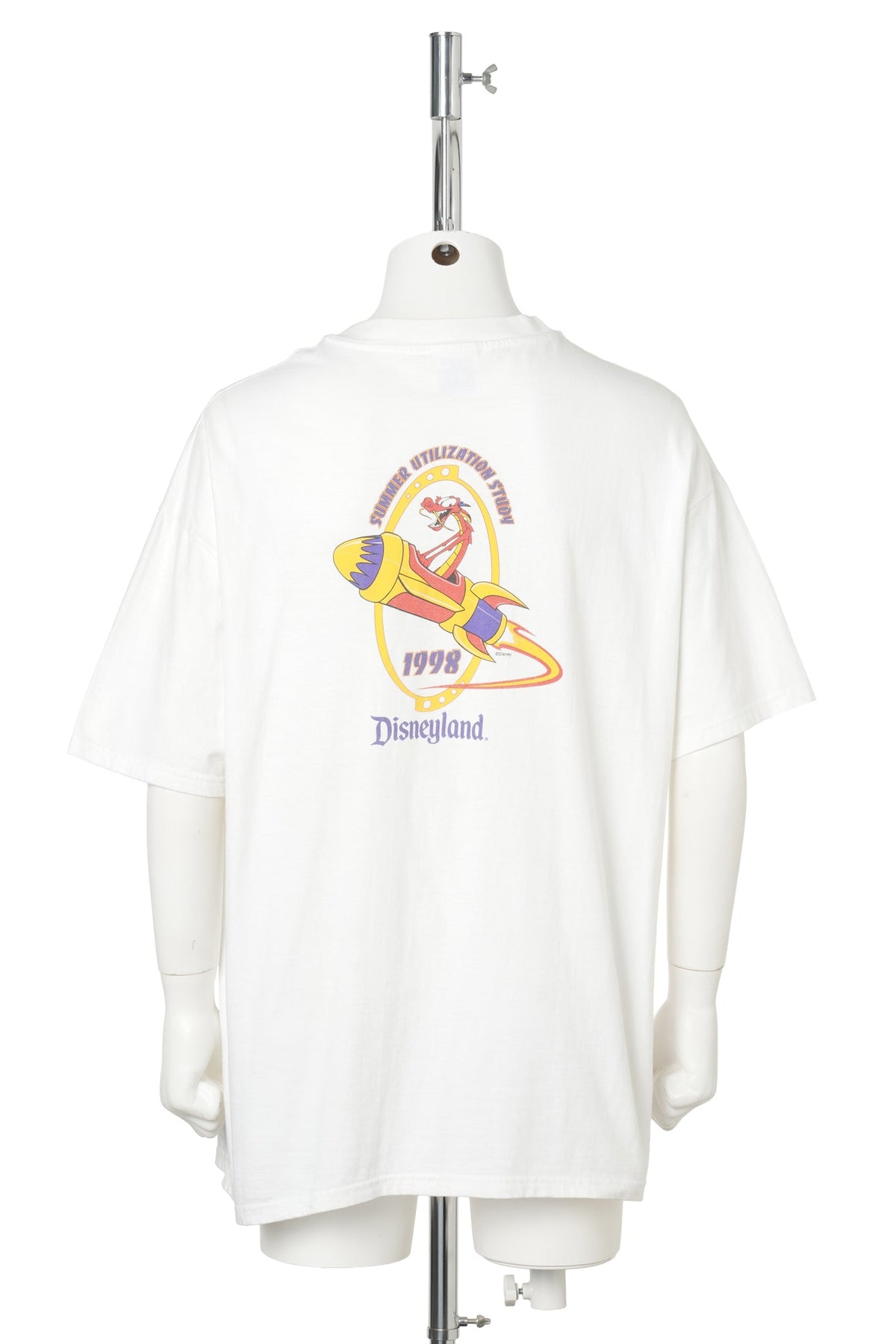 Mushu “Summer Utilization Study 1998” T-Shirt / WHITE