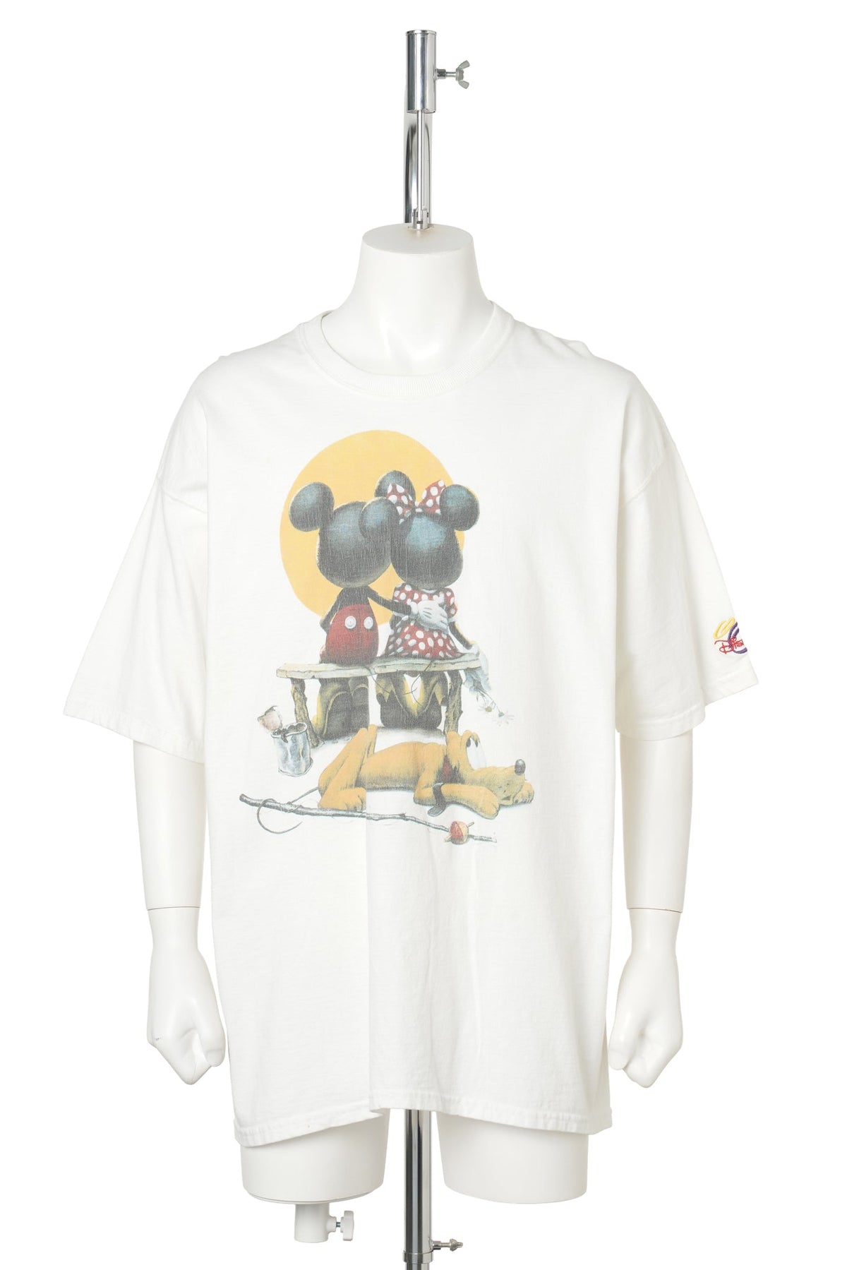 Charles Boyer “Puppy Love” Mickey & Minnie with Pluto Tee / WHITE