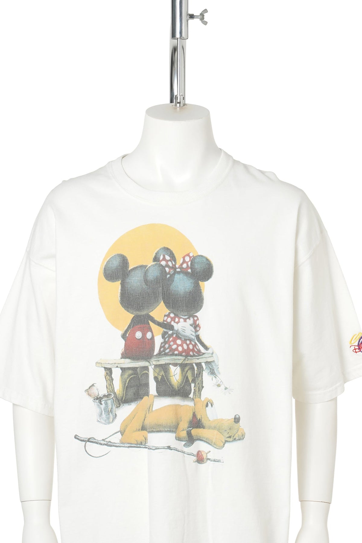 Charles Boyer “Puppy Love” Mickey & Minnie with Pluto Tee / WHITE