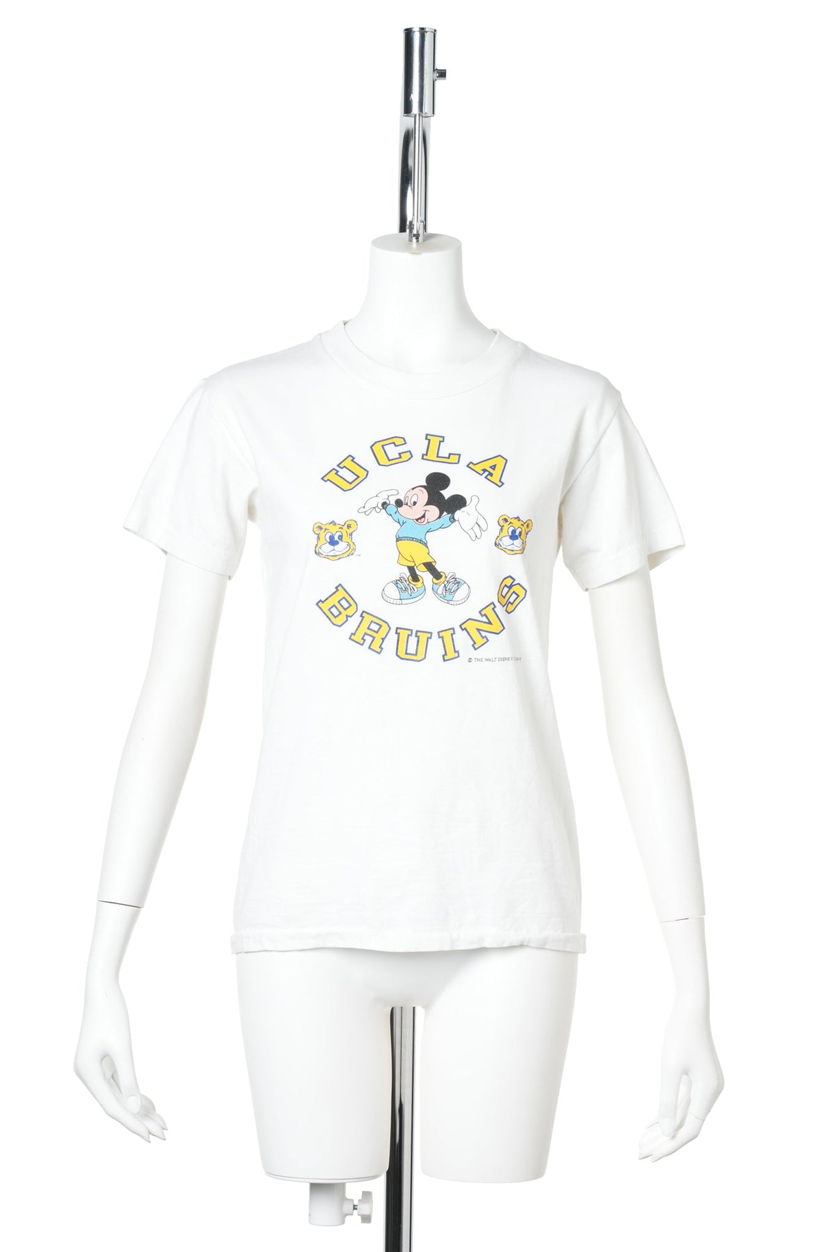80s–90s Mickey Mouse / UCLA Bruins College T-Shirt / WHITE
