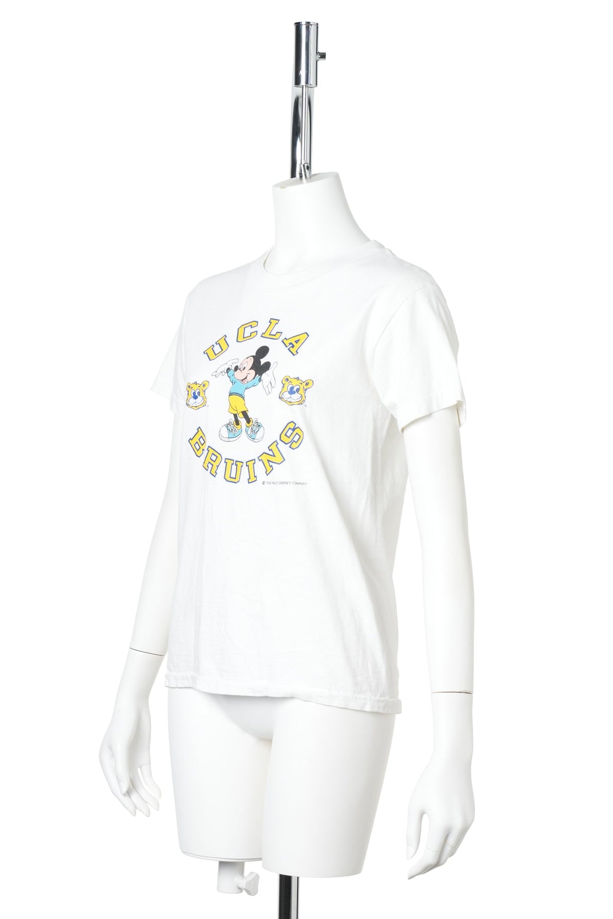 80s–90s Mickey Mouse / UCLA Bruins College T-Shirt / WHITE