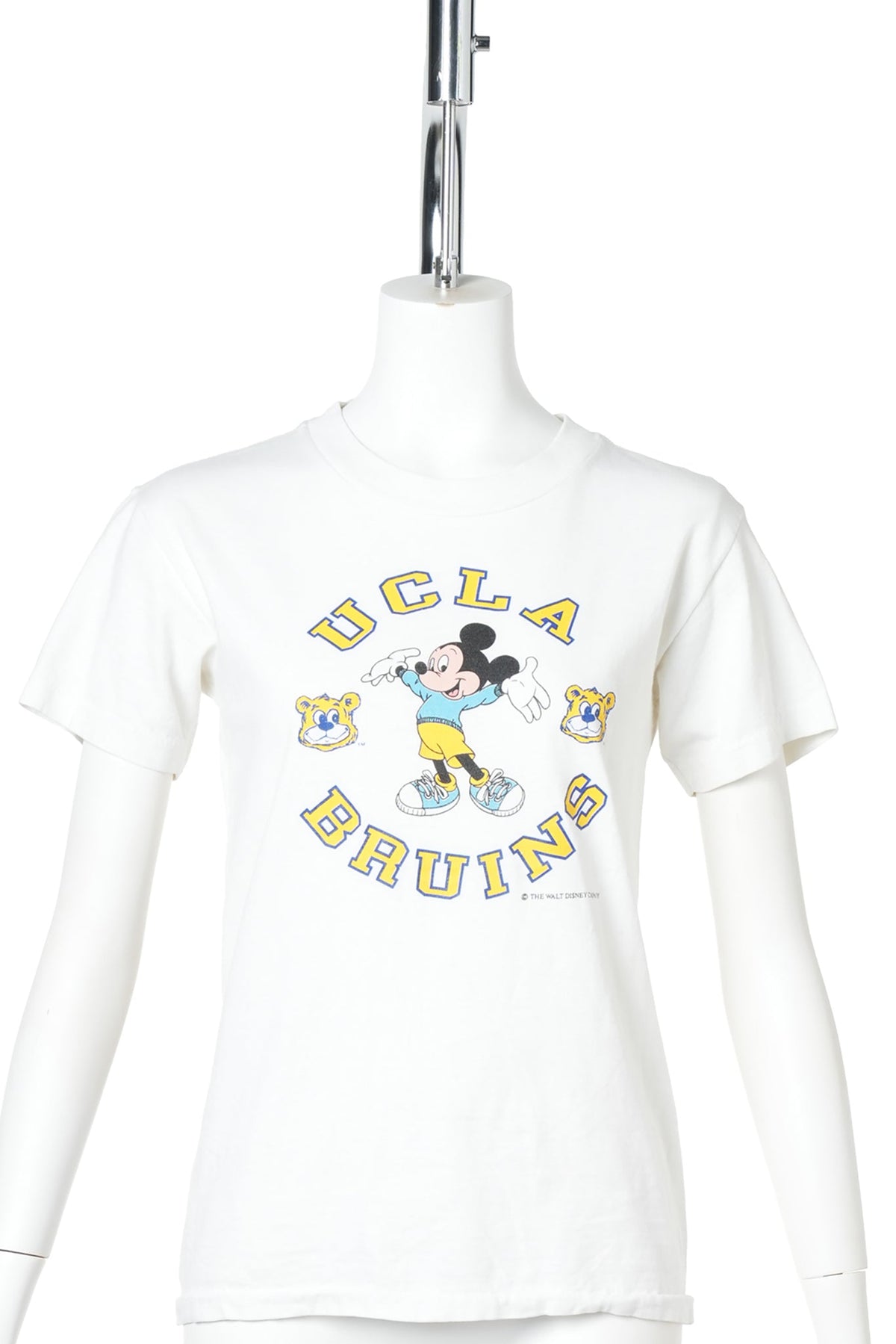 80s–90s Mickey Mouse / UCLA Bruins College T-Shirt / WHITE