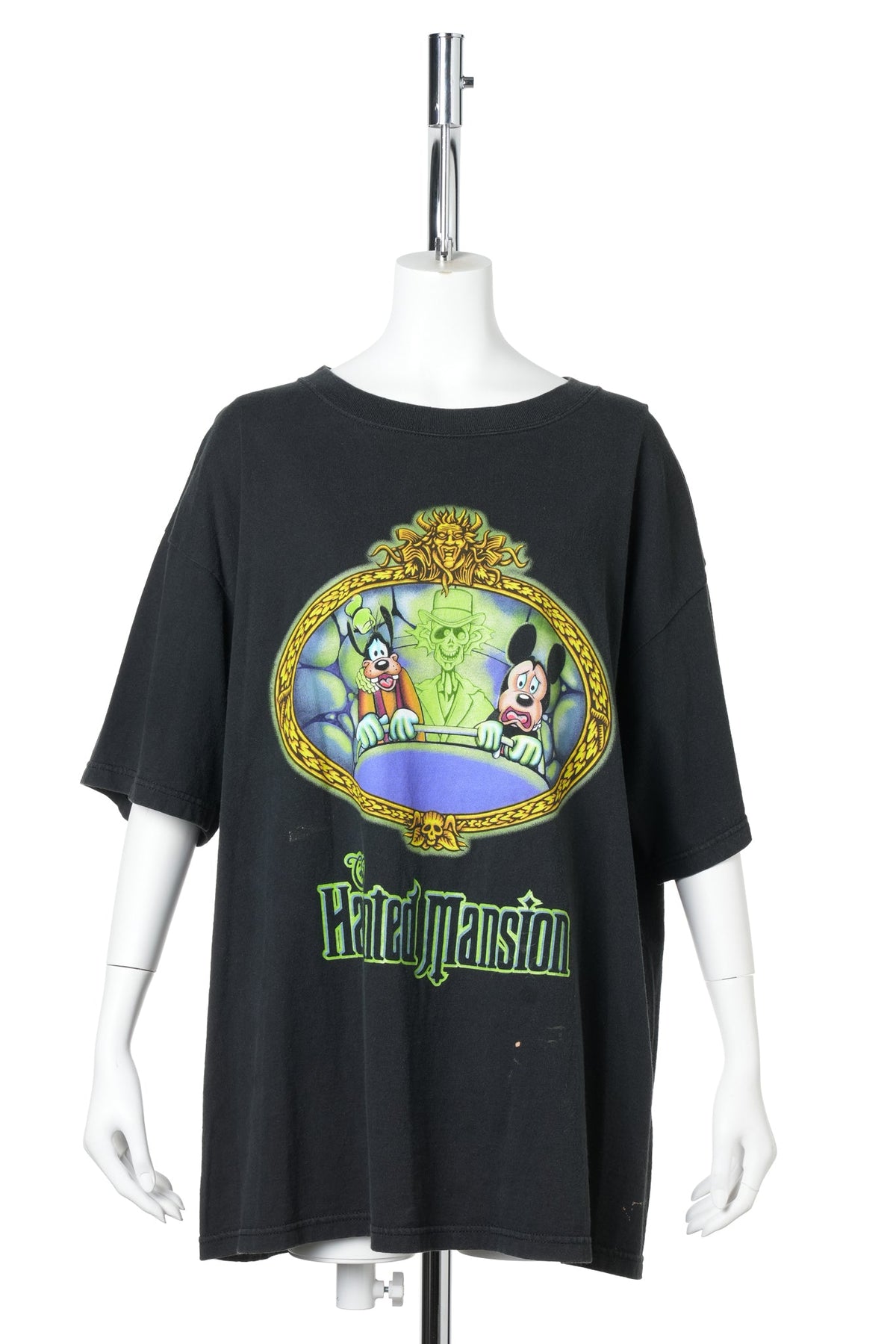 The Haunted Mansion “Watch for Hitchhiking Ghosts” Tee / BLACK