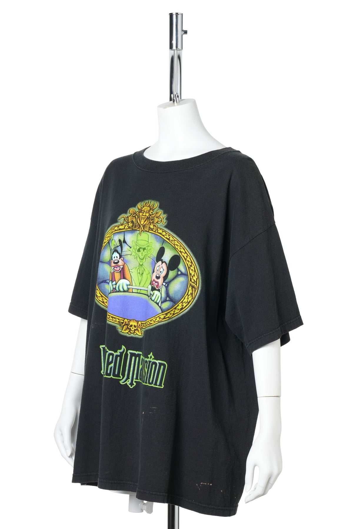 The Haunted Mansion “Watch for Hitchhiking Ghosts” Tee / BLACK