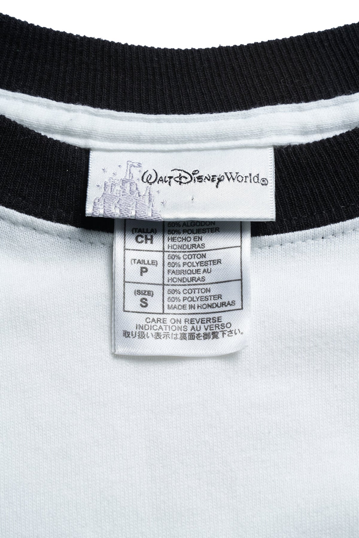 00s Walt Disney & Mickey Mouse / Main Street U.S.A. T-Shirtirt / BLACK