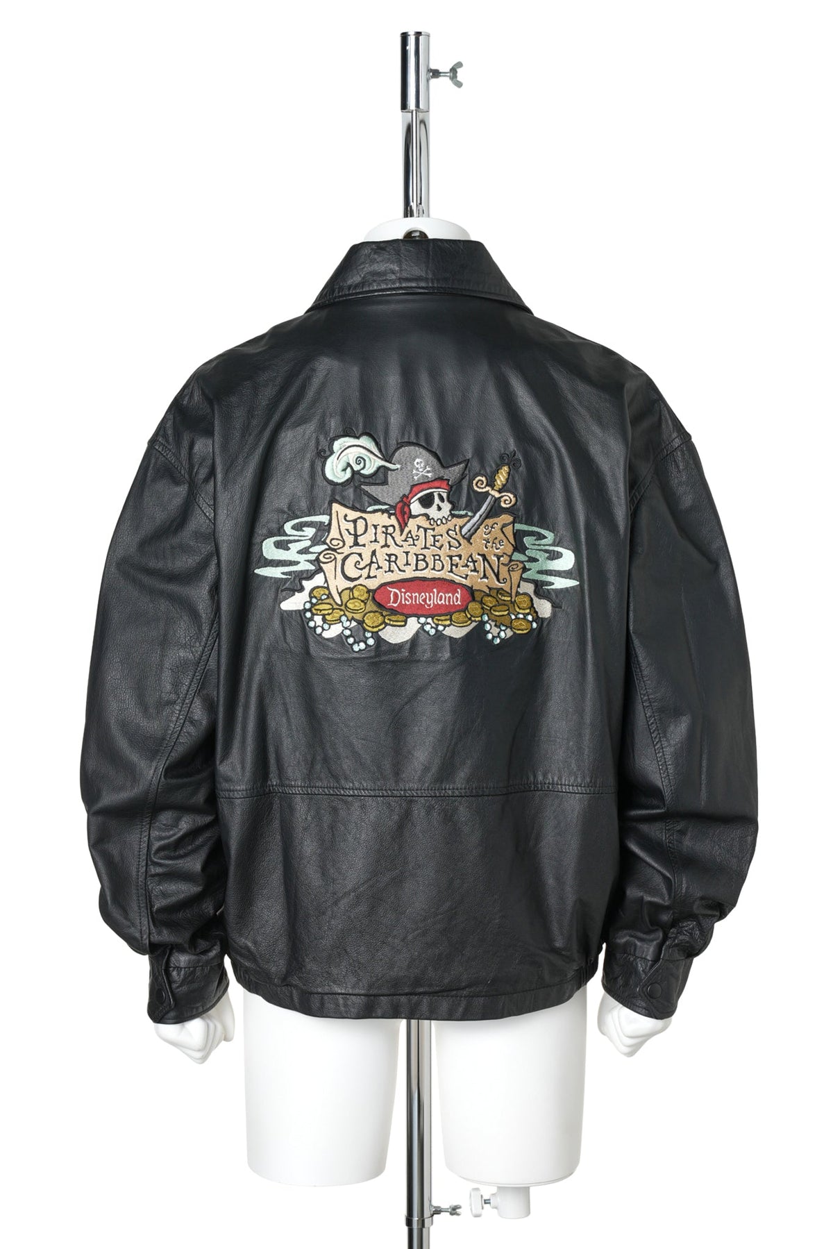Disneyland Pirates of the Caribbean Limited Edition Leather Jacket / BLACK