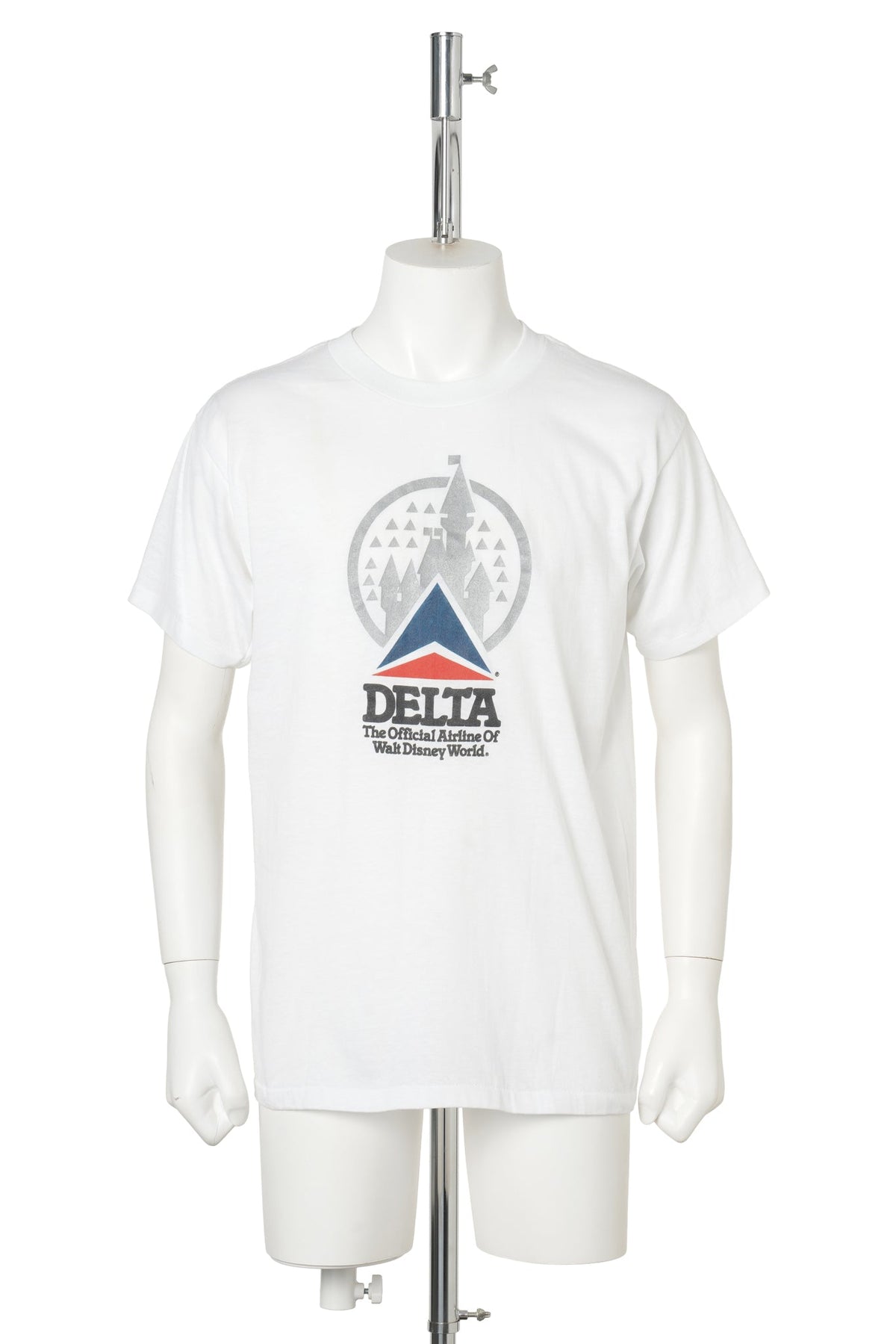 Delta Air Lines / Walt Disney World Castle Logo Tee / WHITE