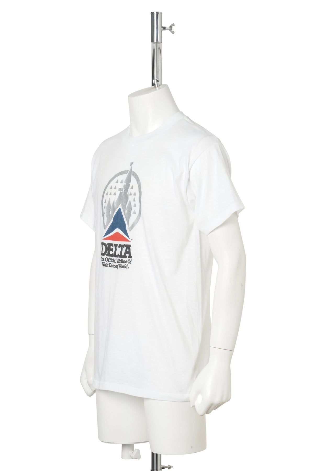 Delta Air Lines / Walt Disney World Castle Logo Tee / WHITE