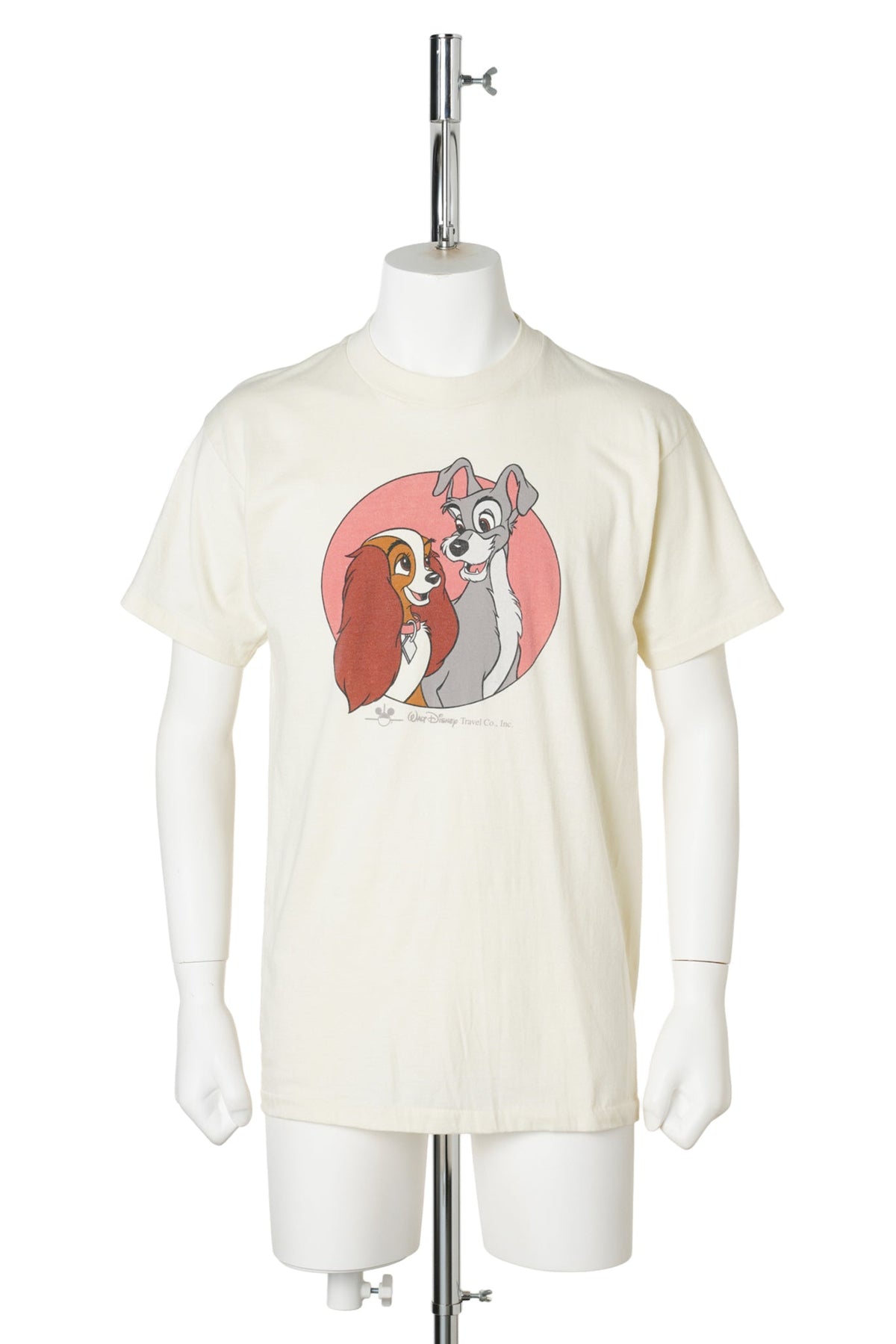 Walt Disney Travel Co. “Lady and the Tramp” T-Shirt / WHITE