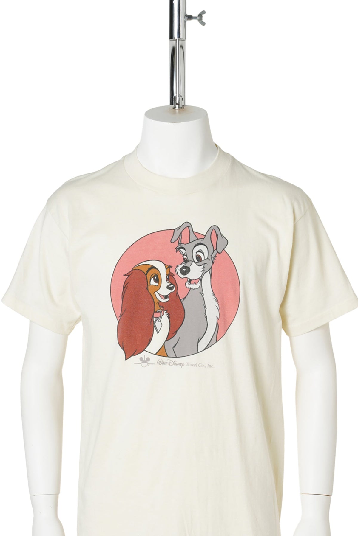 Walt Disney Travel Co. “Lady and the Tramp” T-Shirt / WHITE