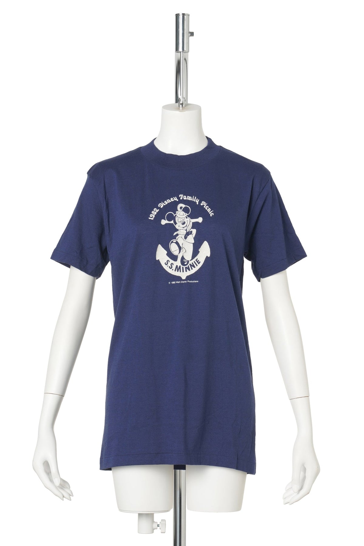 1982 Disney Family Picnic / S.S. Minnie Tee / NAVY