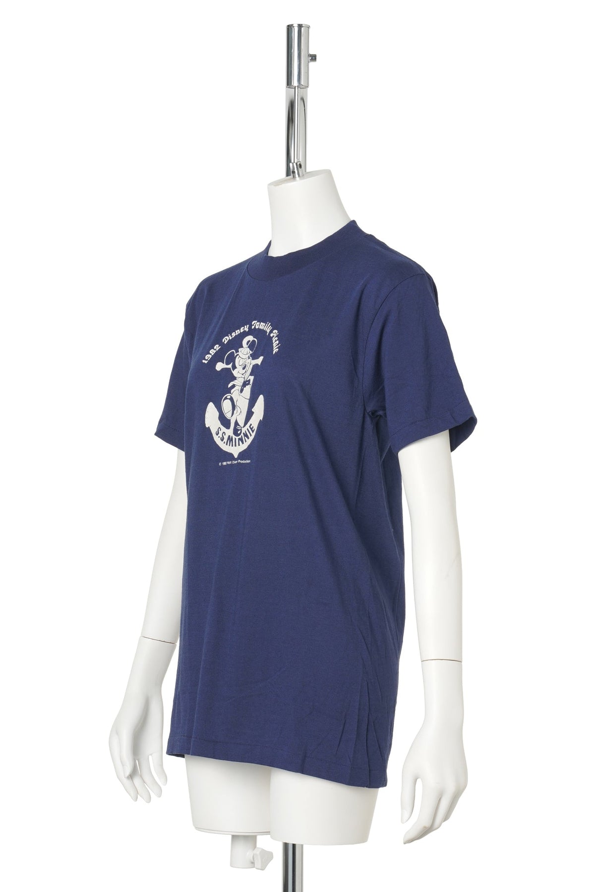 1982 Disney Family Picnic / S.S. Minnie Tee / NAVY