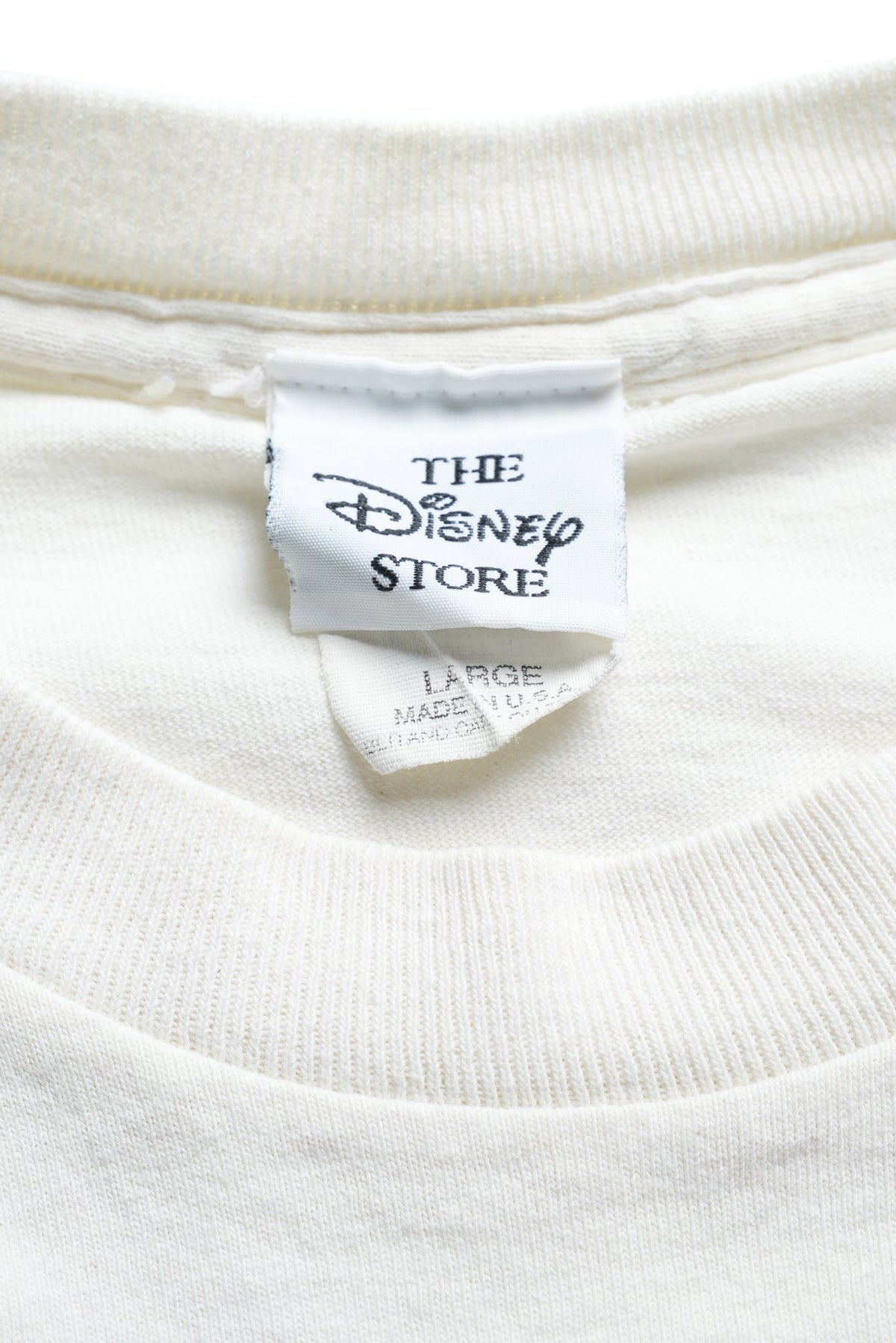 90s TOY STORY / Woody Sheriff Badge & Western Graphic Tee / WHITE