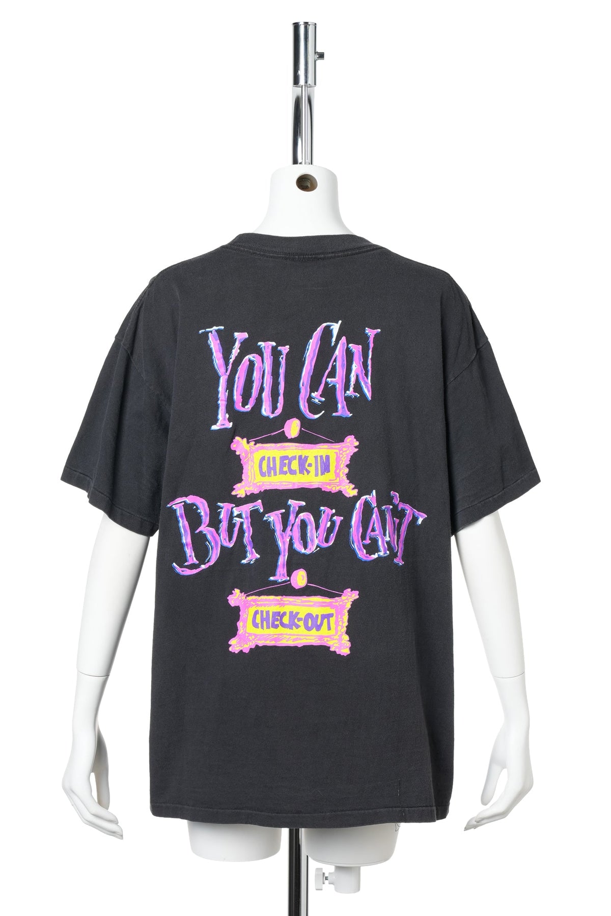 The Twilight Zone Tower of Terror "You can check in but you can't check out" Tee / BLACK