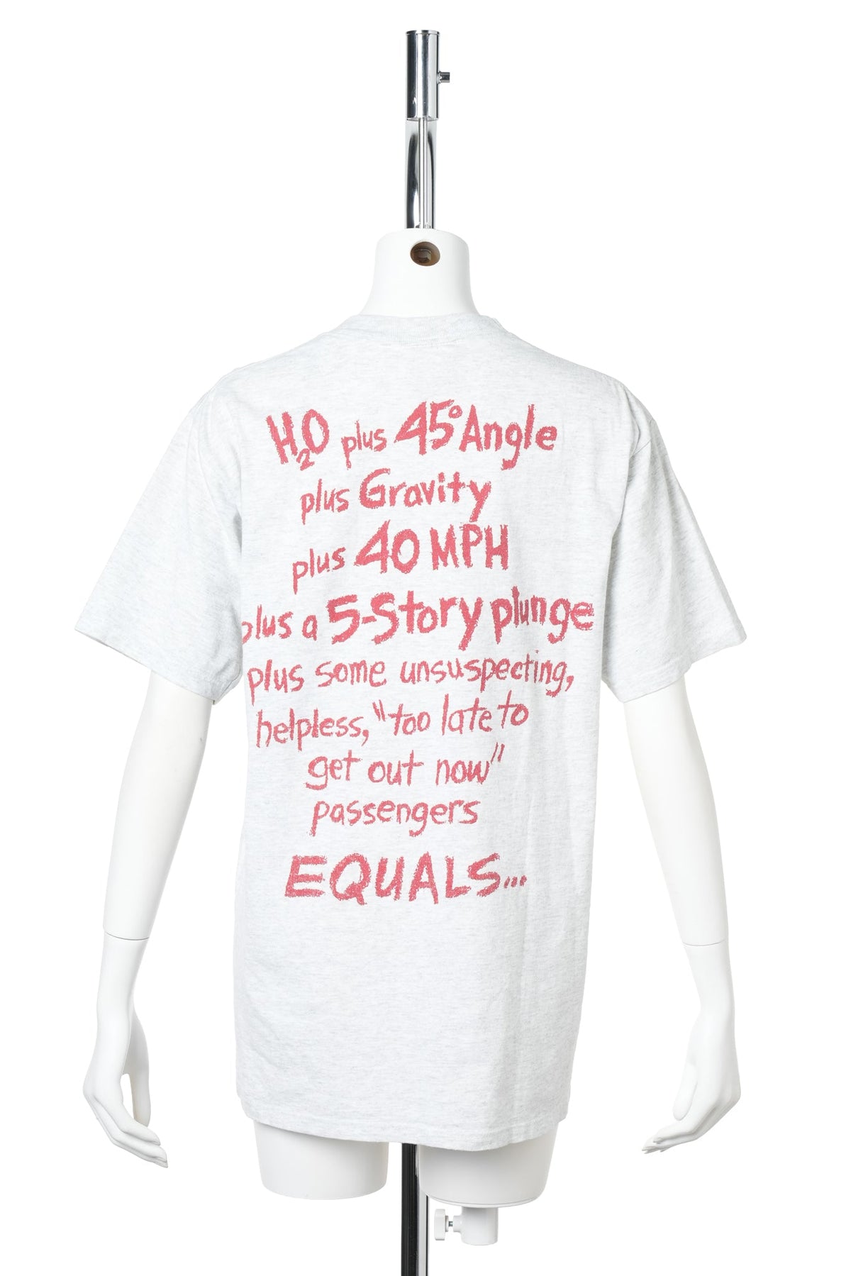 Splash Mountain / 45° Drop Tee / GREY