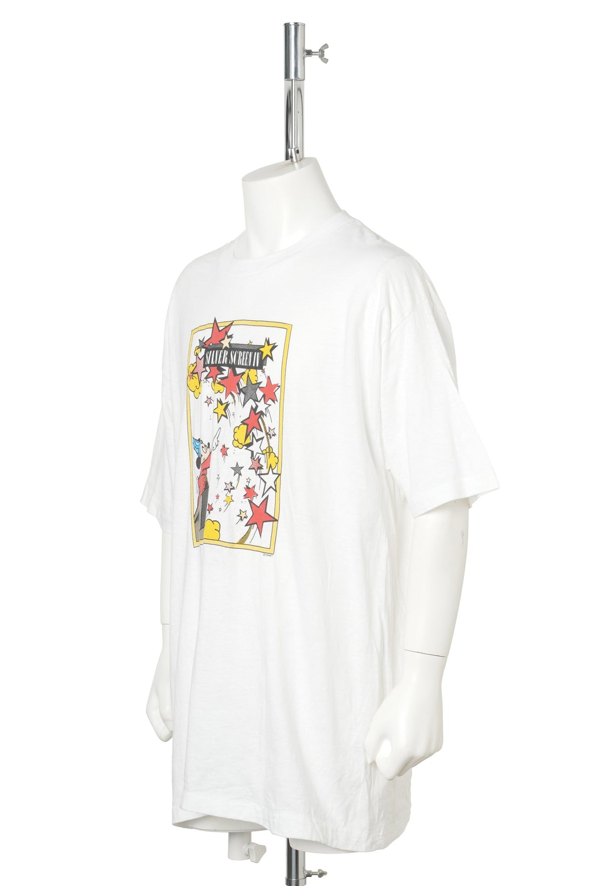 SILVER SCREEN IV Sorcerer Mickey T-Shirt / WHITE