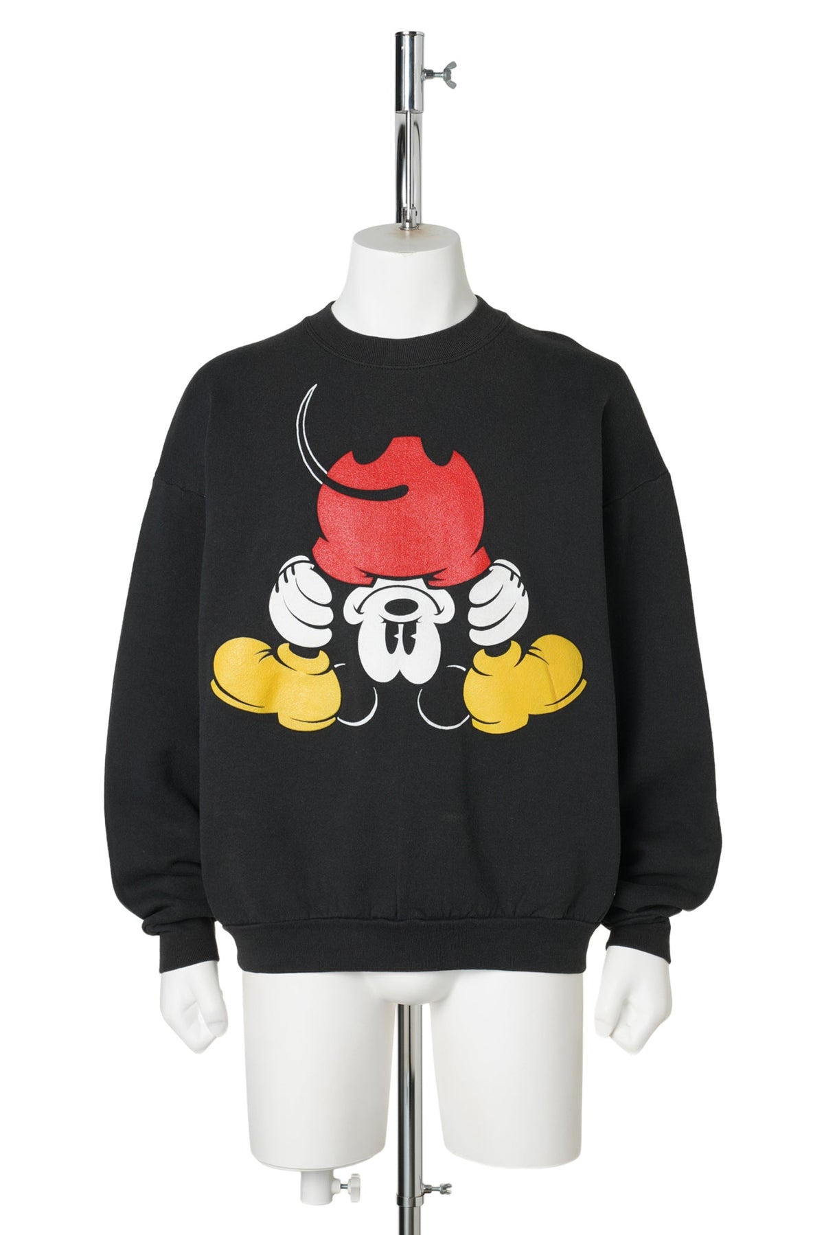 Mickey & Co. “Black Magic” Upside Down Mickey Sweatshirt / BLACK